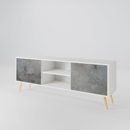 CONCRETE WALL Dvoudveřový TV stolek