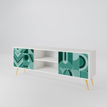 HARMONIC GRID Dvoudveřový TV stolek