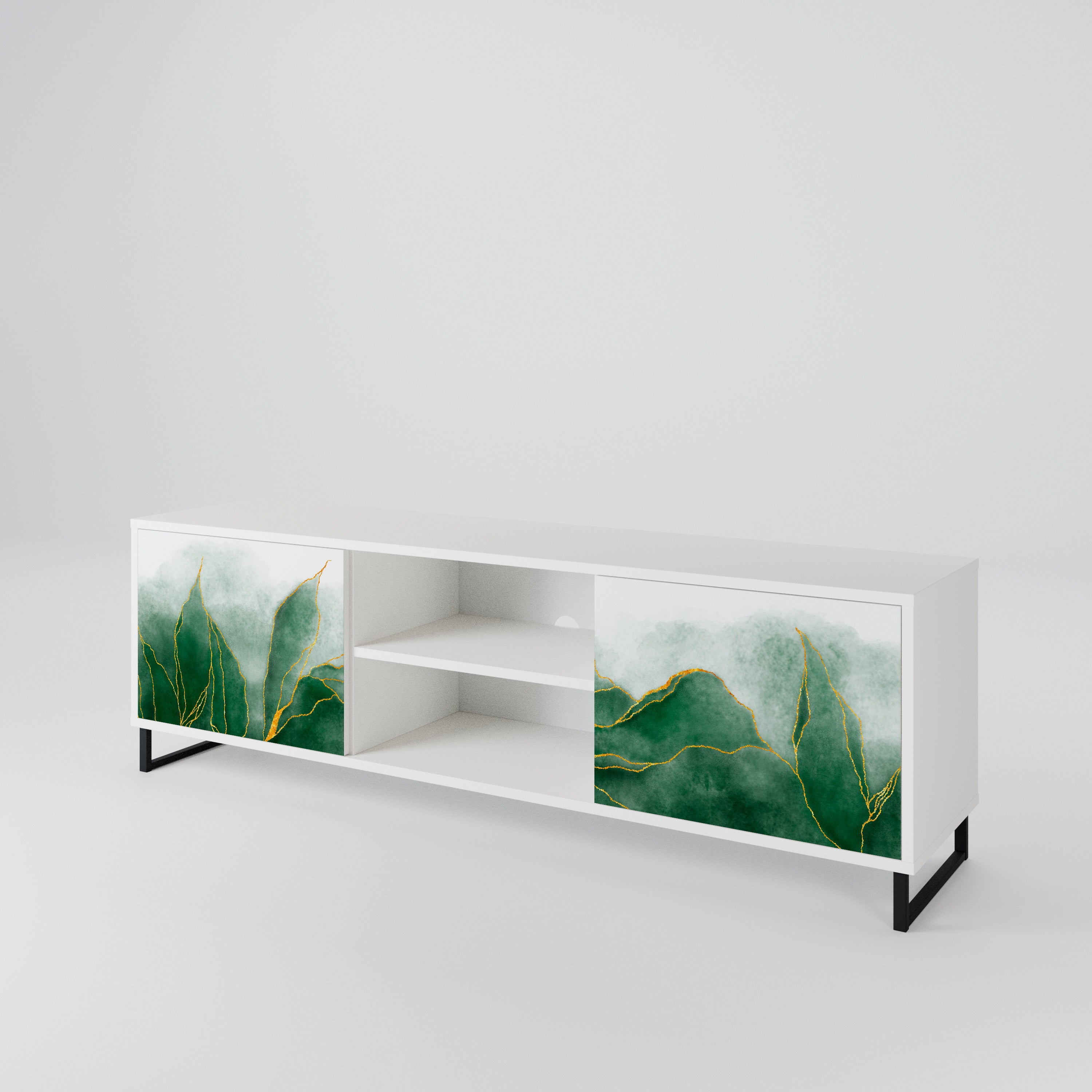EXPENSIVE NATURE Dvoudveřový TV stolek