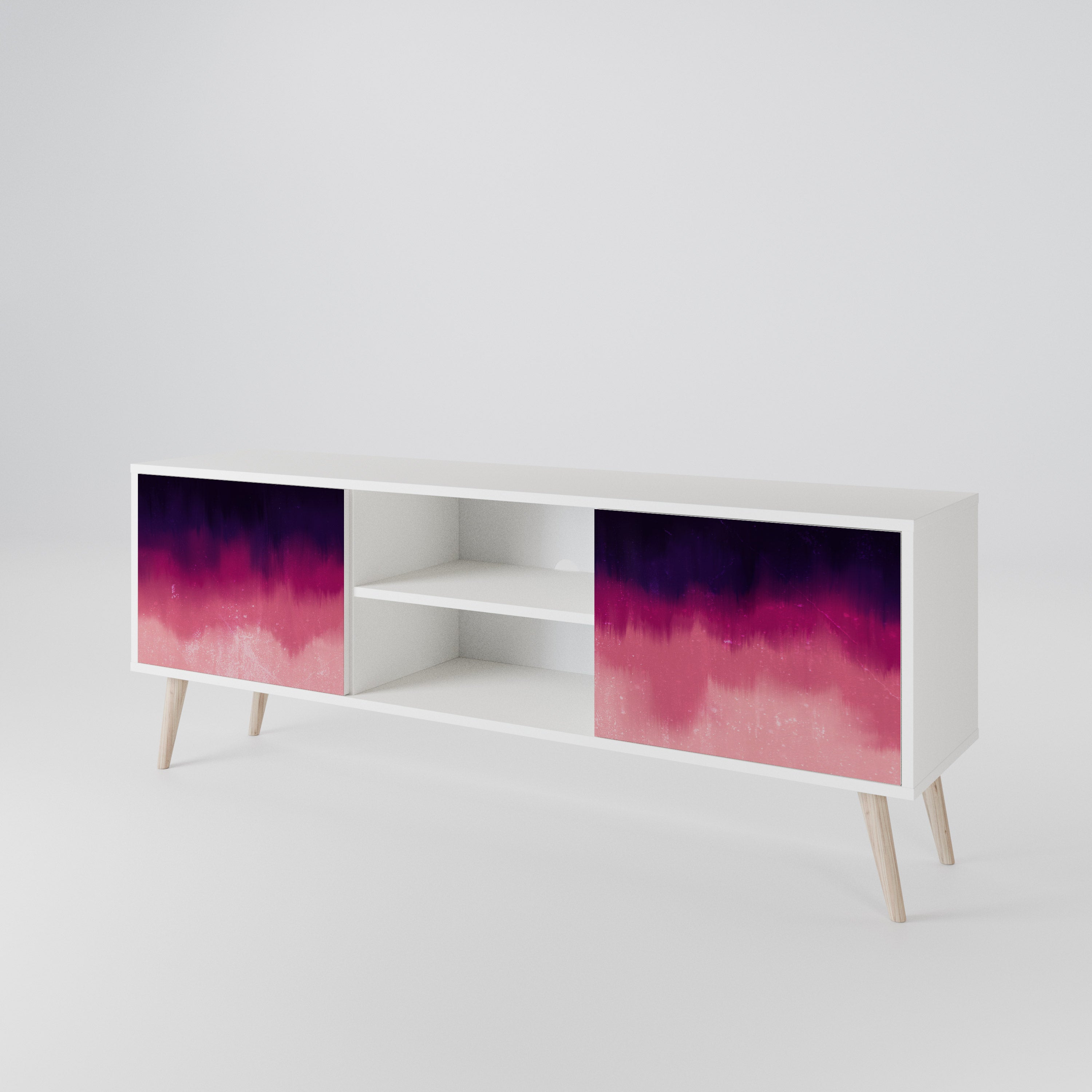 AURORA BOREALIS Dvoudveřový TV stolek