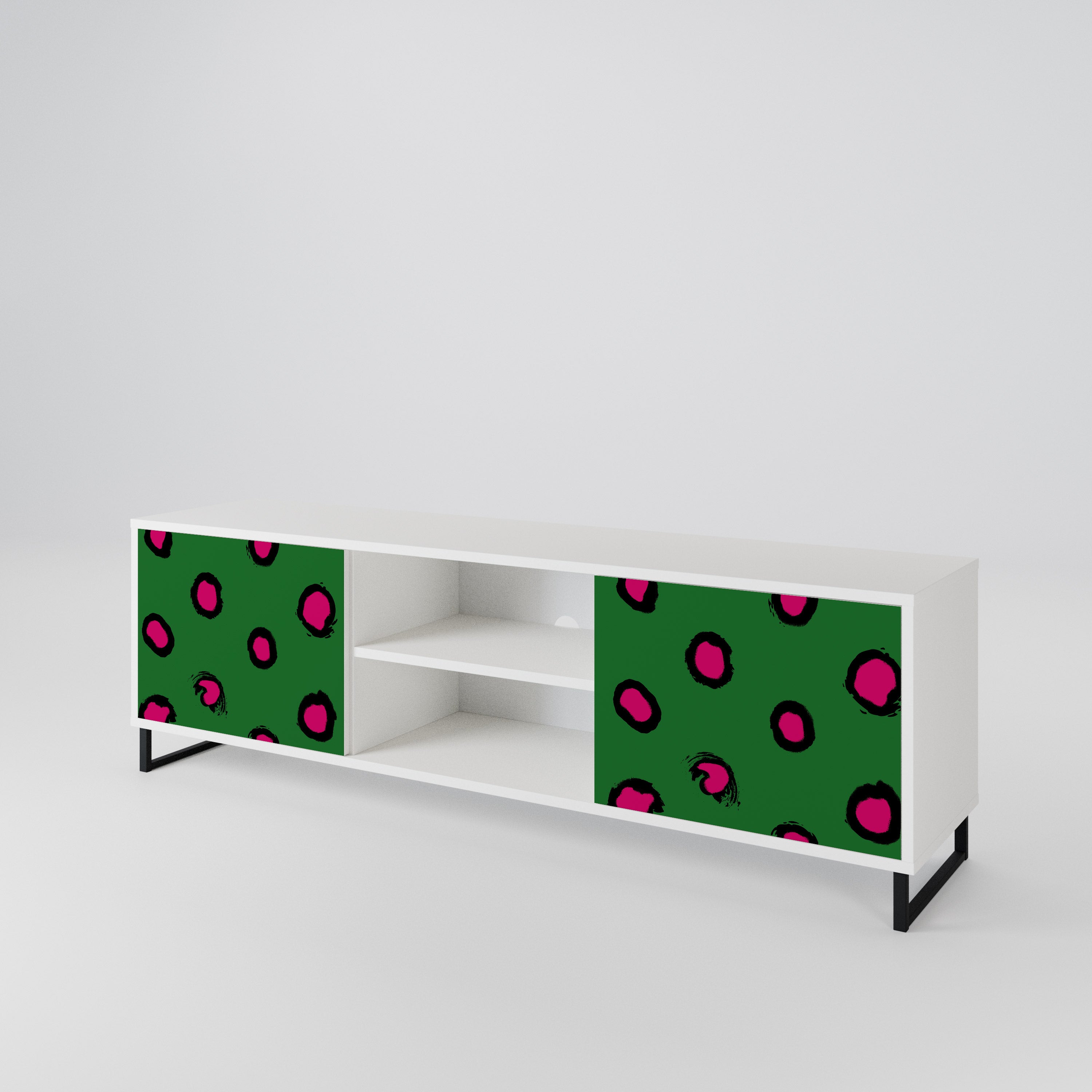 FUNKY SPOTS Dvoudveřový TV stolek
