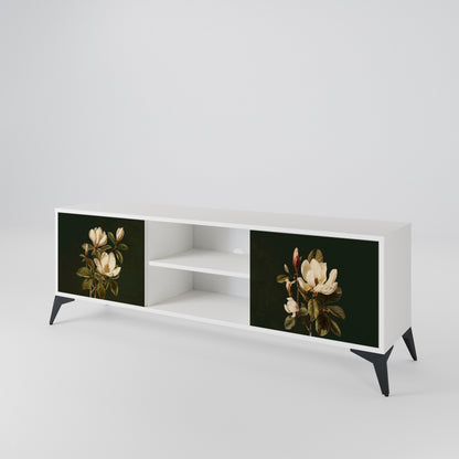 FLORAL NOIR Dvoudveřový TV stolek
