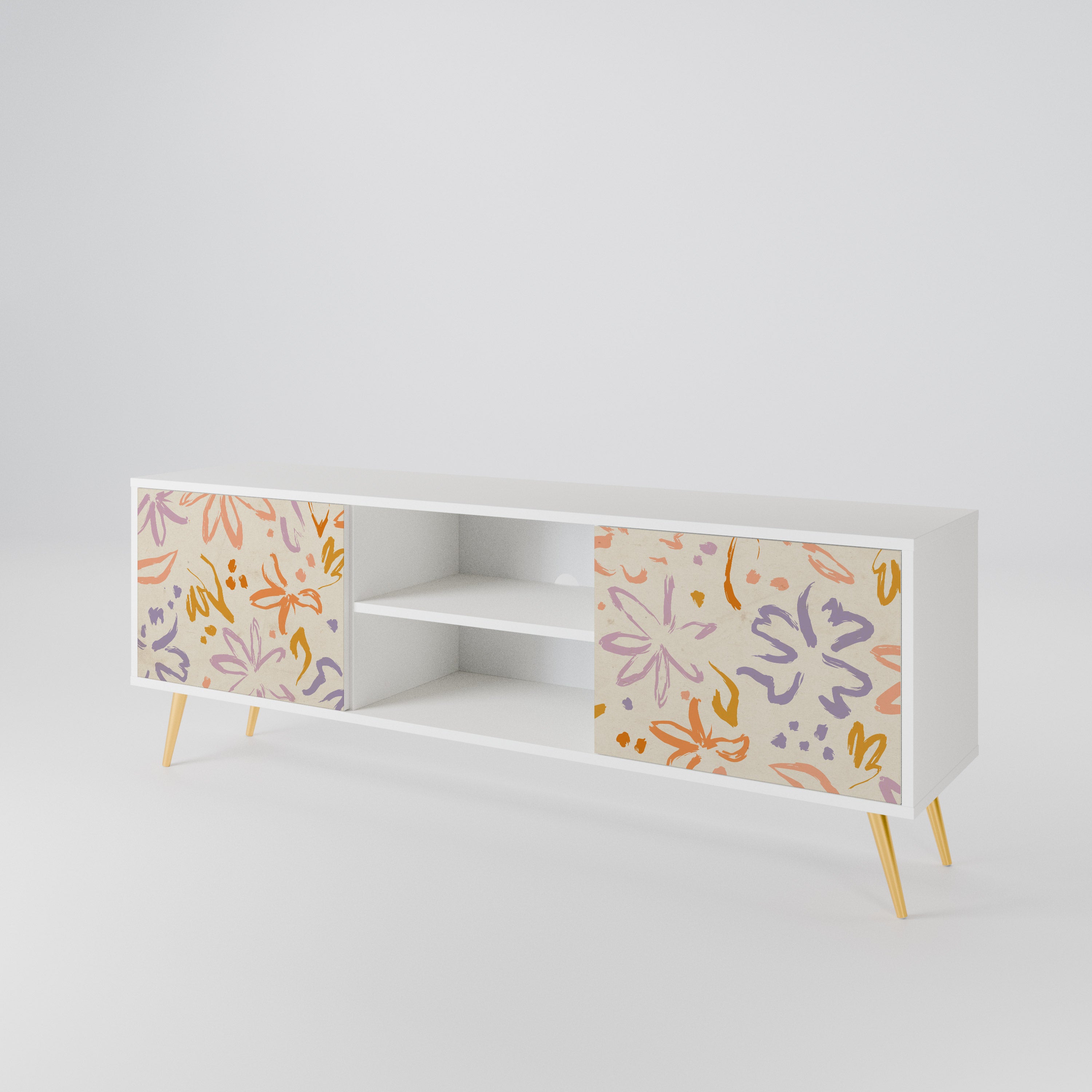 SPRING WHIMSY Dvoudveřový TV stolek