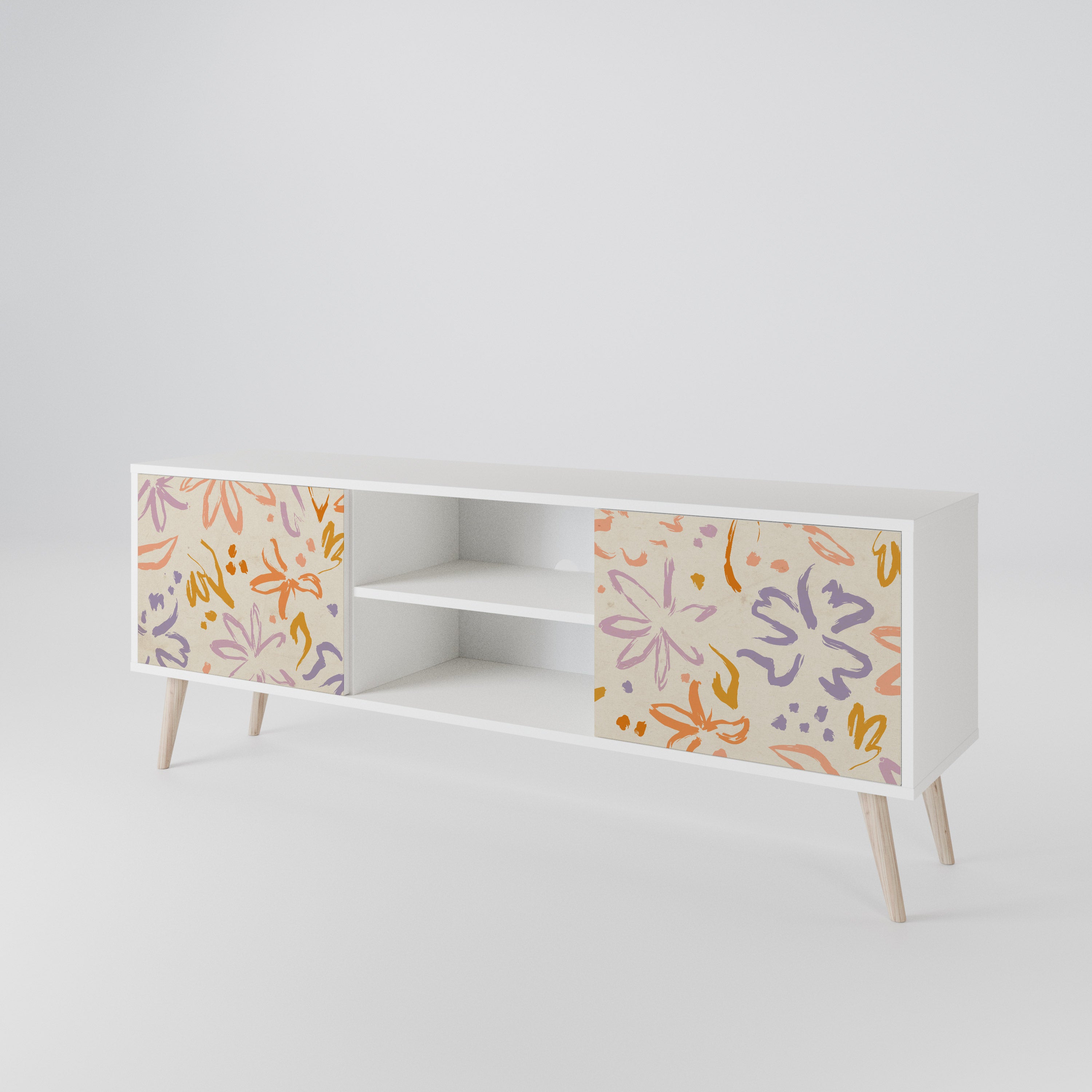 SPRING WHIMSY Dvoudveřový TV stolek