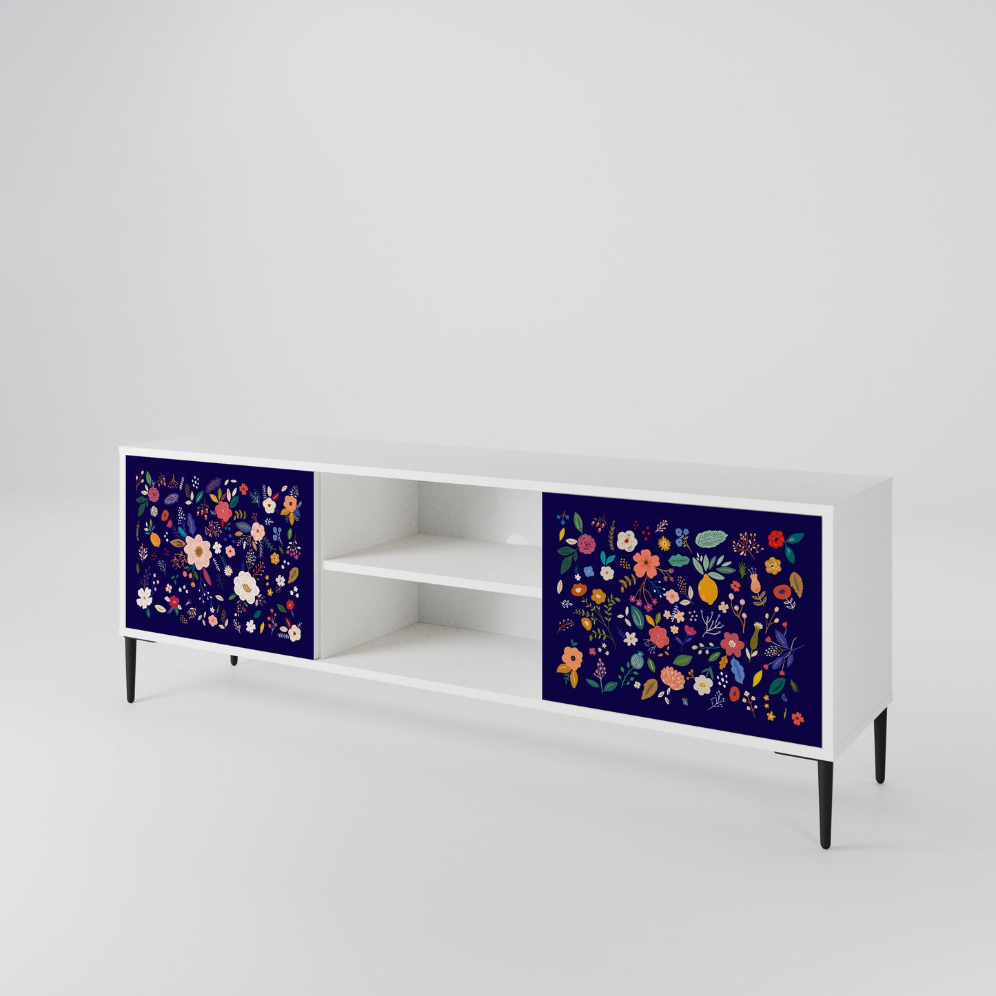 FLORAL COMBINATION Dvoudveřový TV stolek