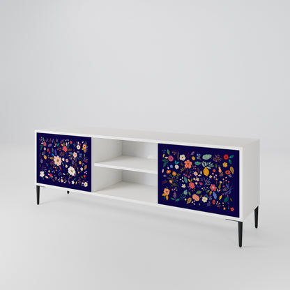 FLORAL COMBINATION Dvoudveřový TV stolek
