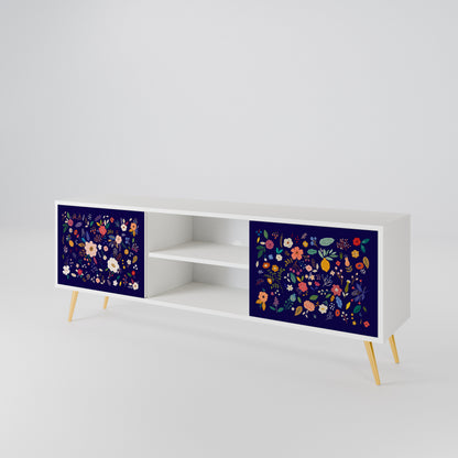 FLORAL COMBINATION Dvoudveřový TV stolek
