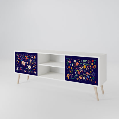 FLORAL COMBINATION Dvoudveřový TV stolek
