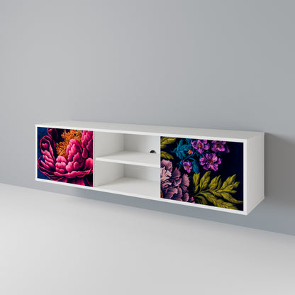 BLOOMING ELEGANCE Dvoudveřový TV stolek
