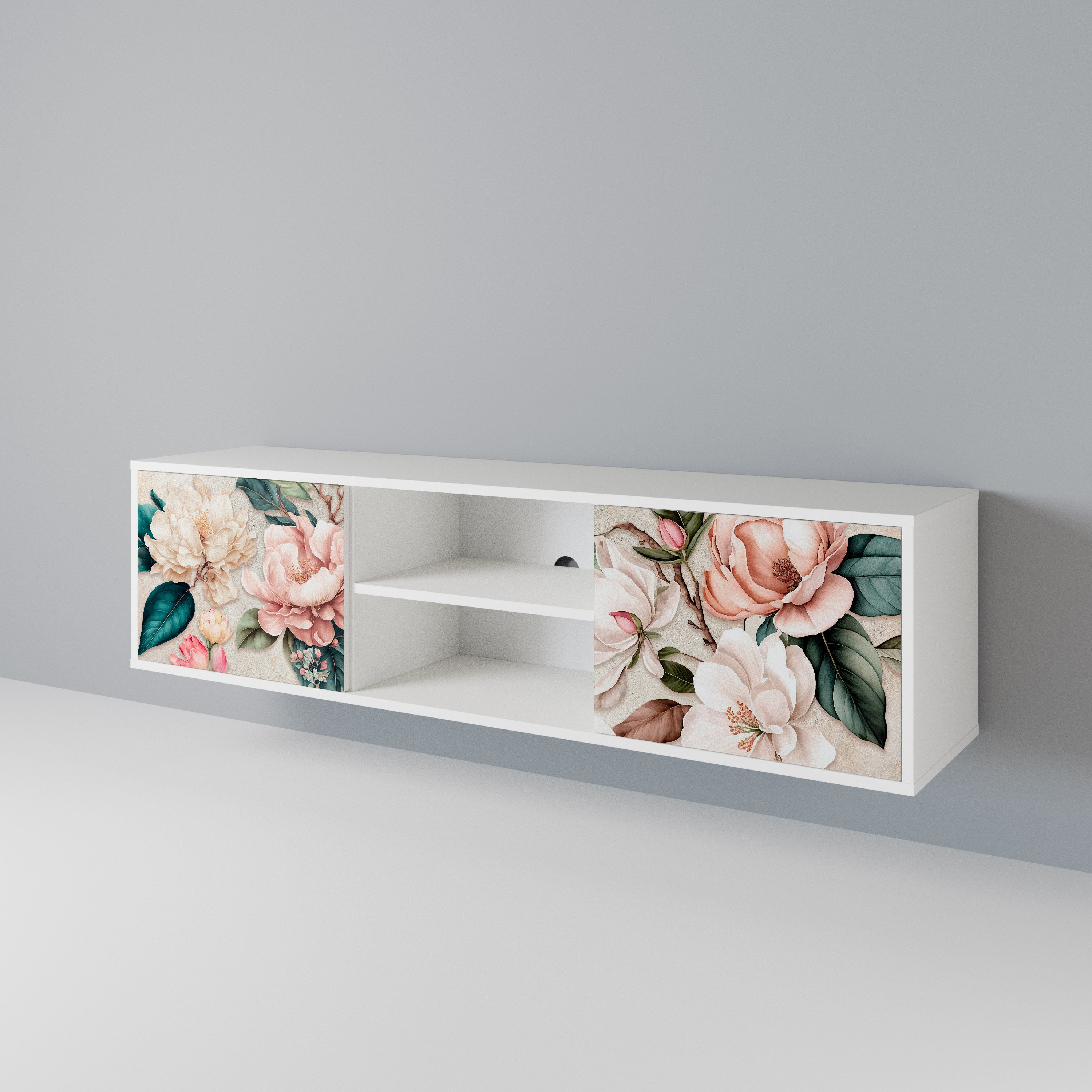 FLORAL GRACE Dvoudveřový TV stolek