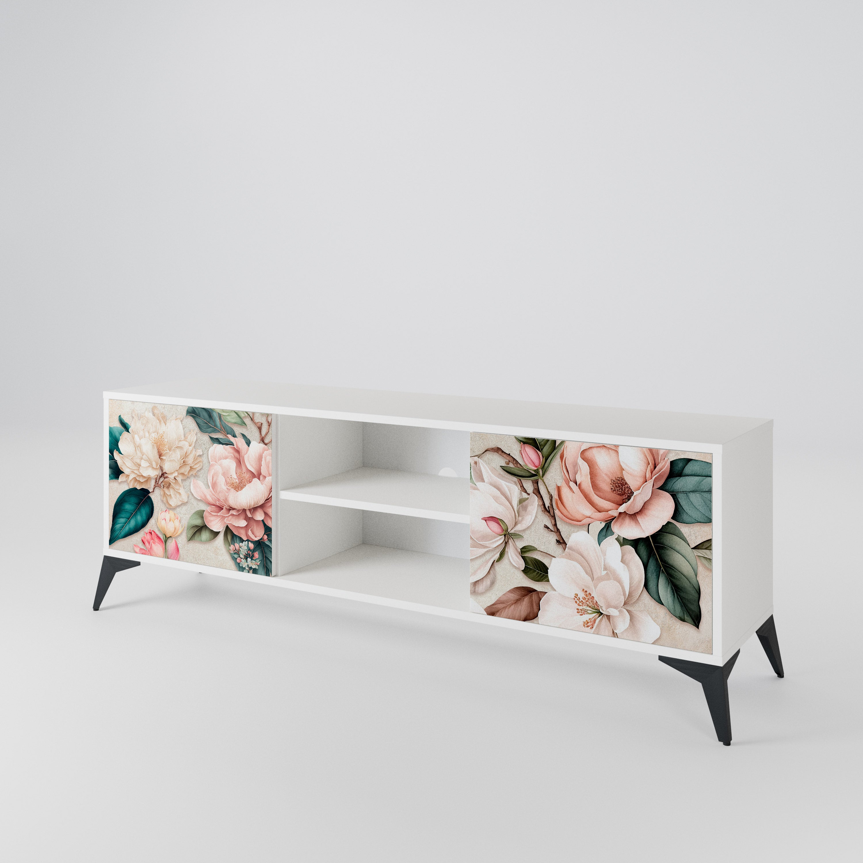 FLORAL GRACE Dvoudveřový TV stolek