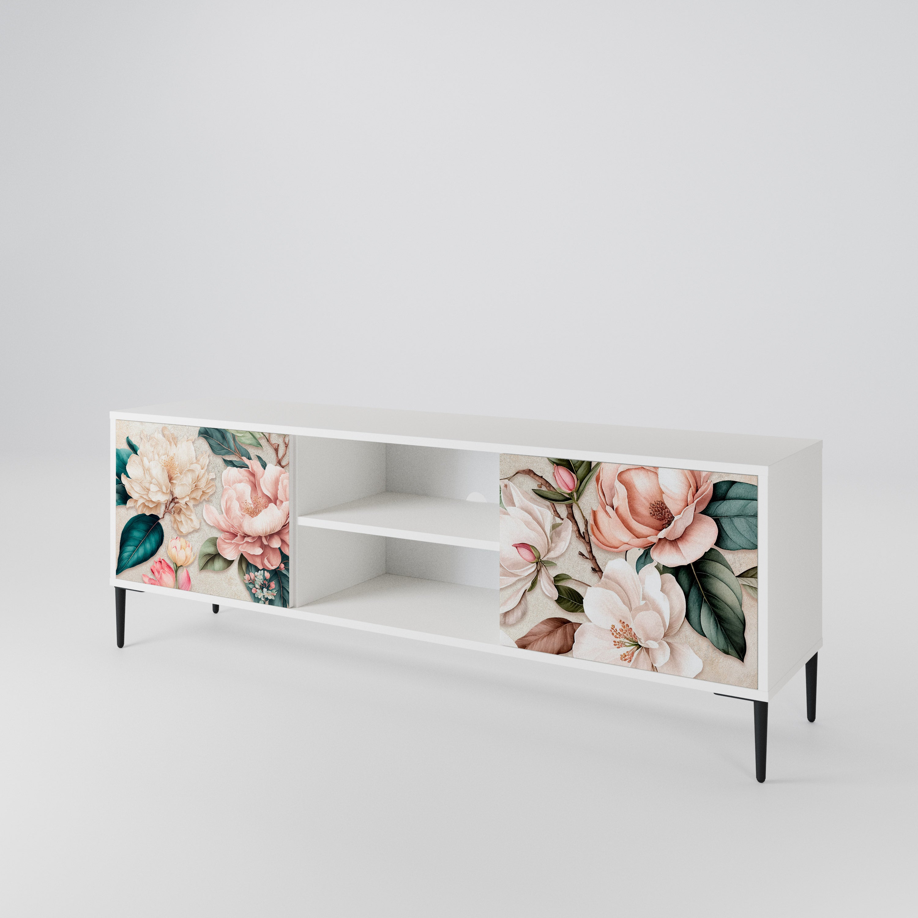 FLORAL GRACE Dvoudveřový TV stolek