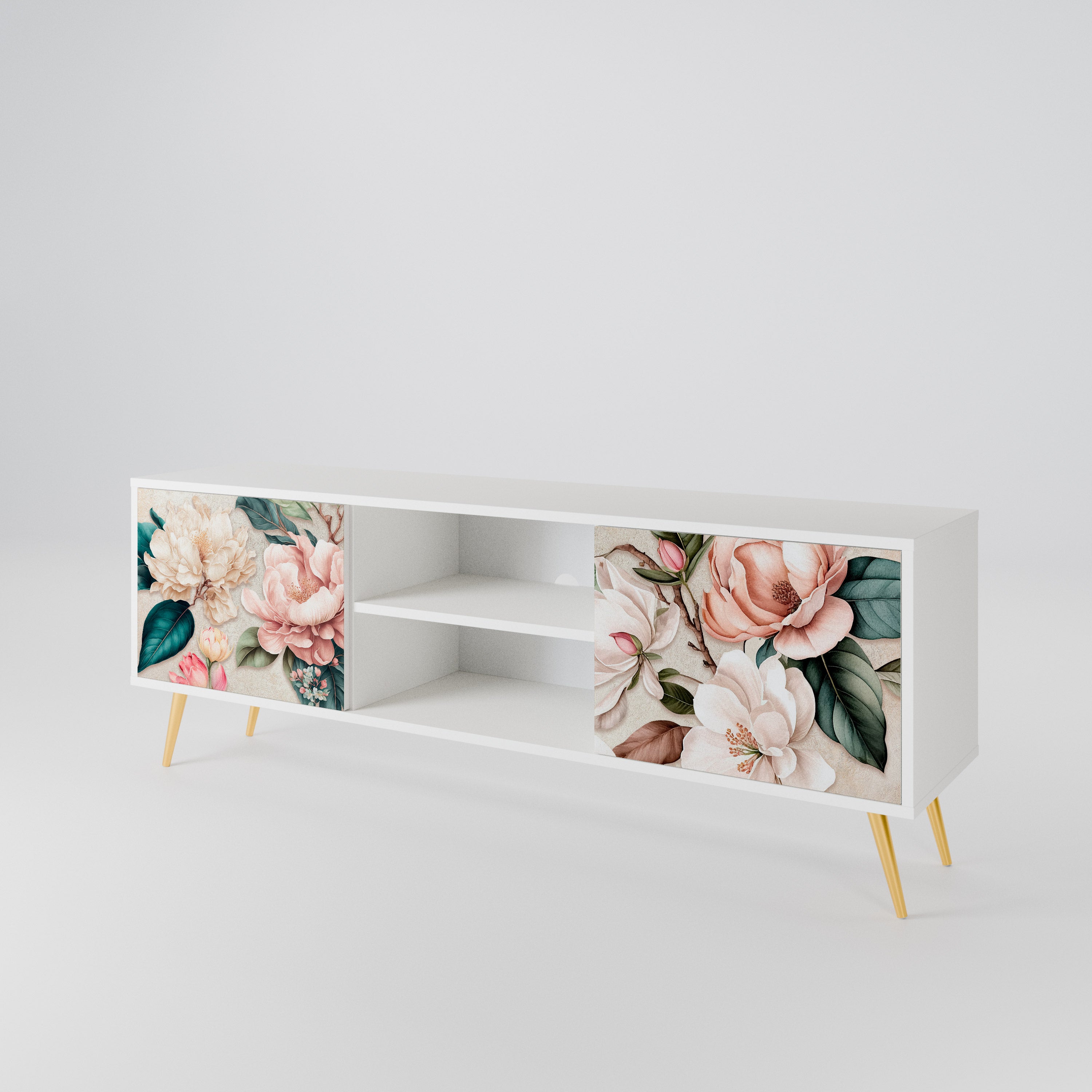 FLORAL GRACE Dvoudveřový TV stolek