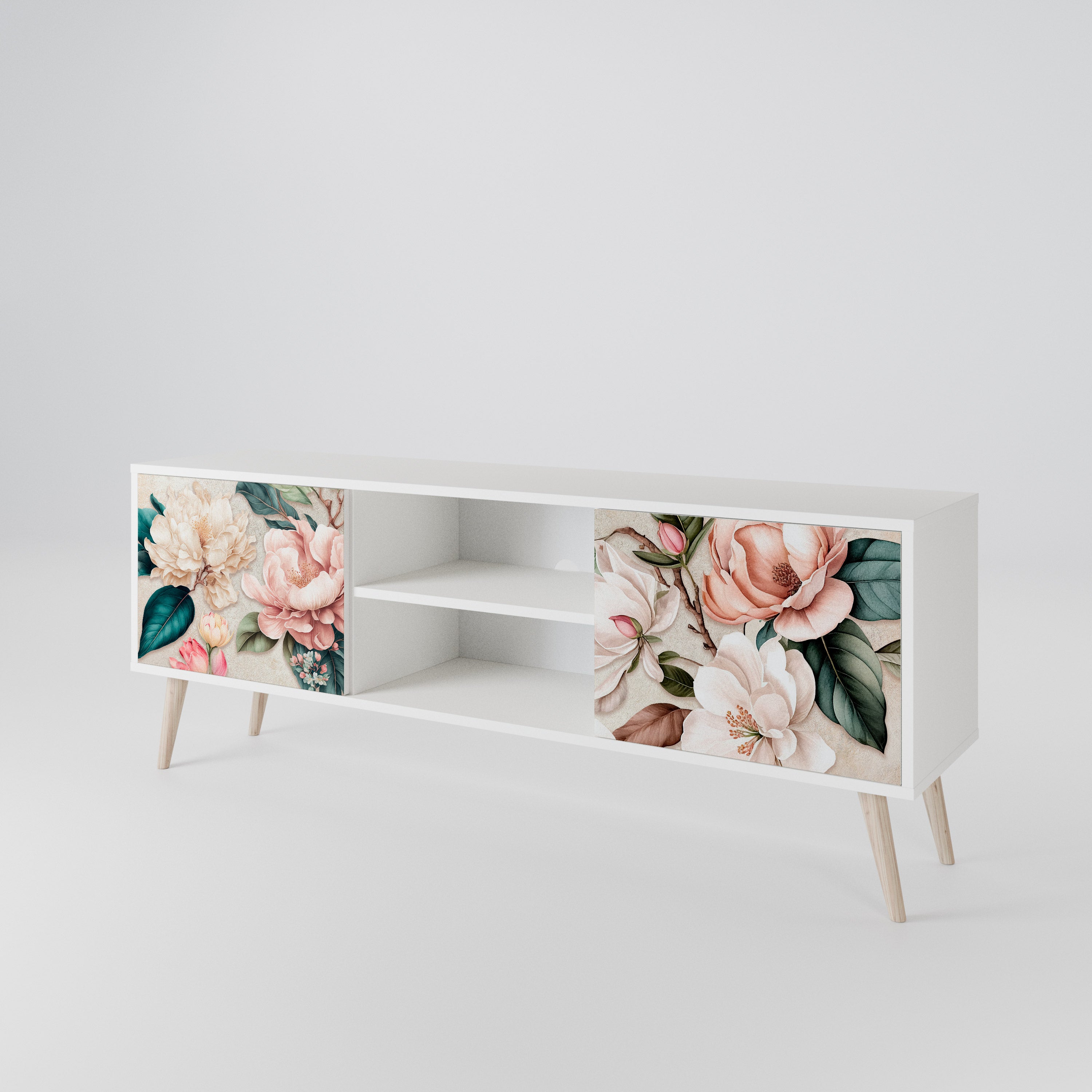 FLORAL GRACE Dvoudveřový TV stolek