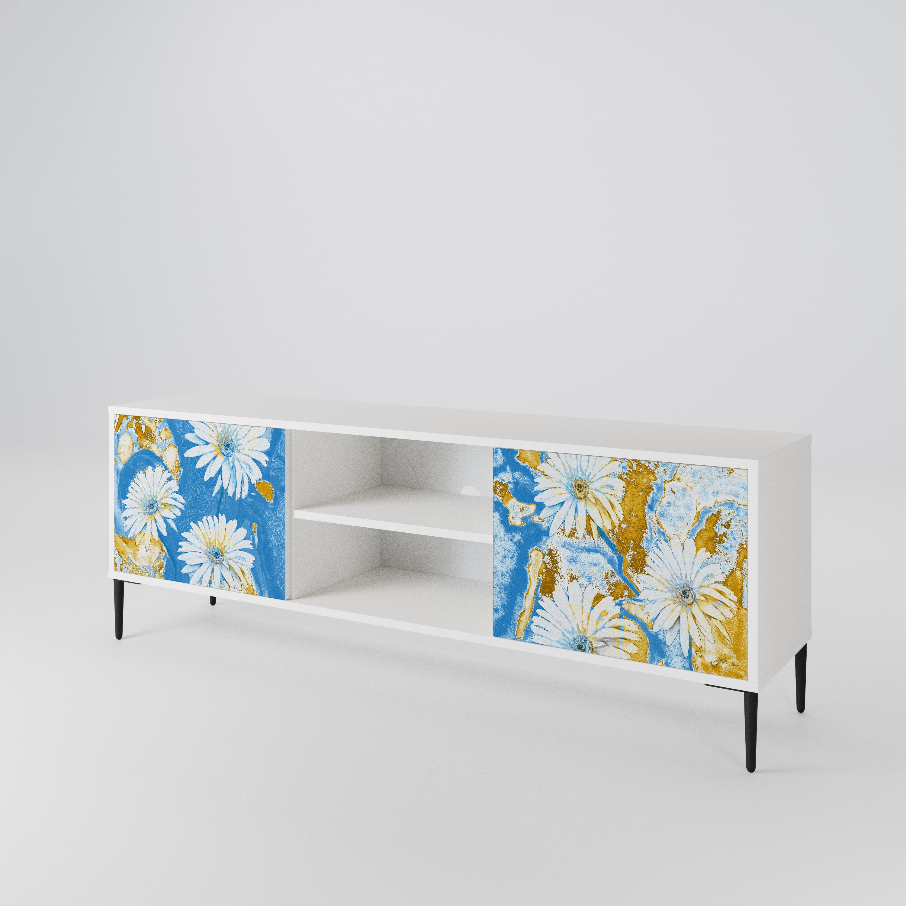 DAISY LUXE Dvoudveřový TV stolek