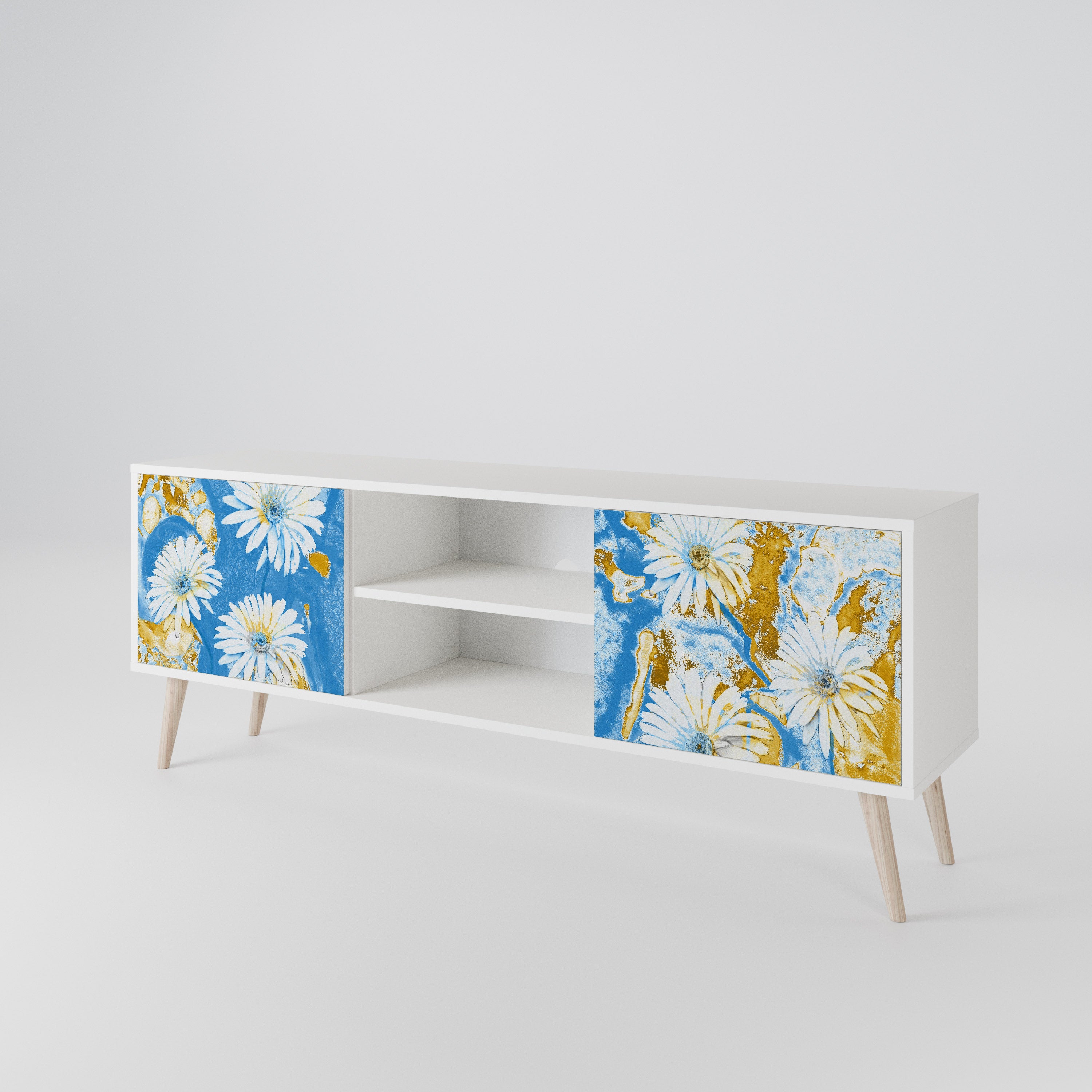 DAISY LUXE Dvoudveřový TV stolek