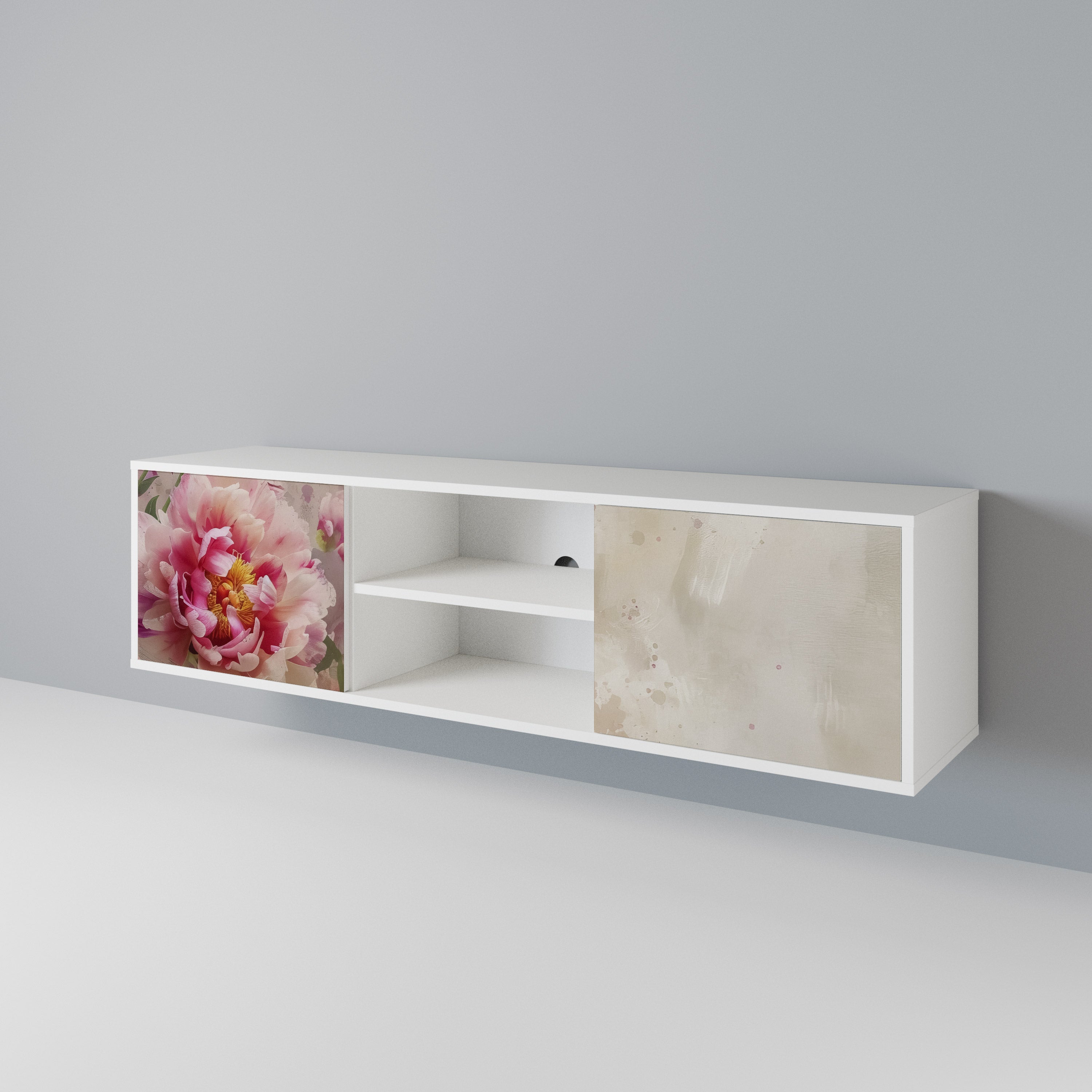 PEONY WHISPER Dvoudveřový TV stolek