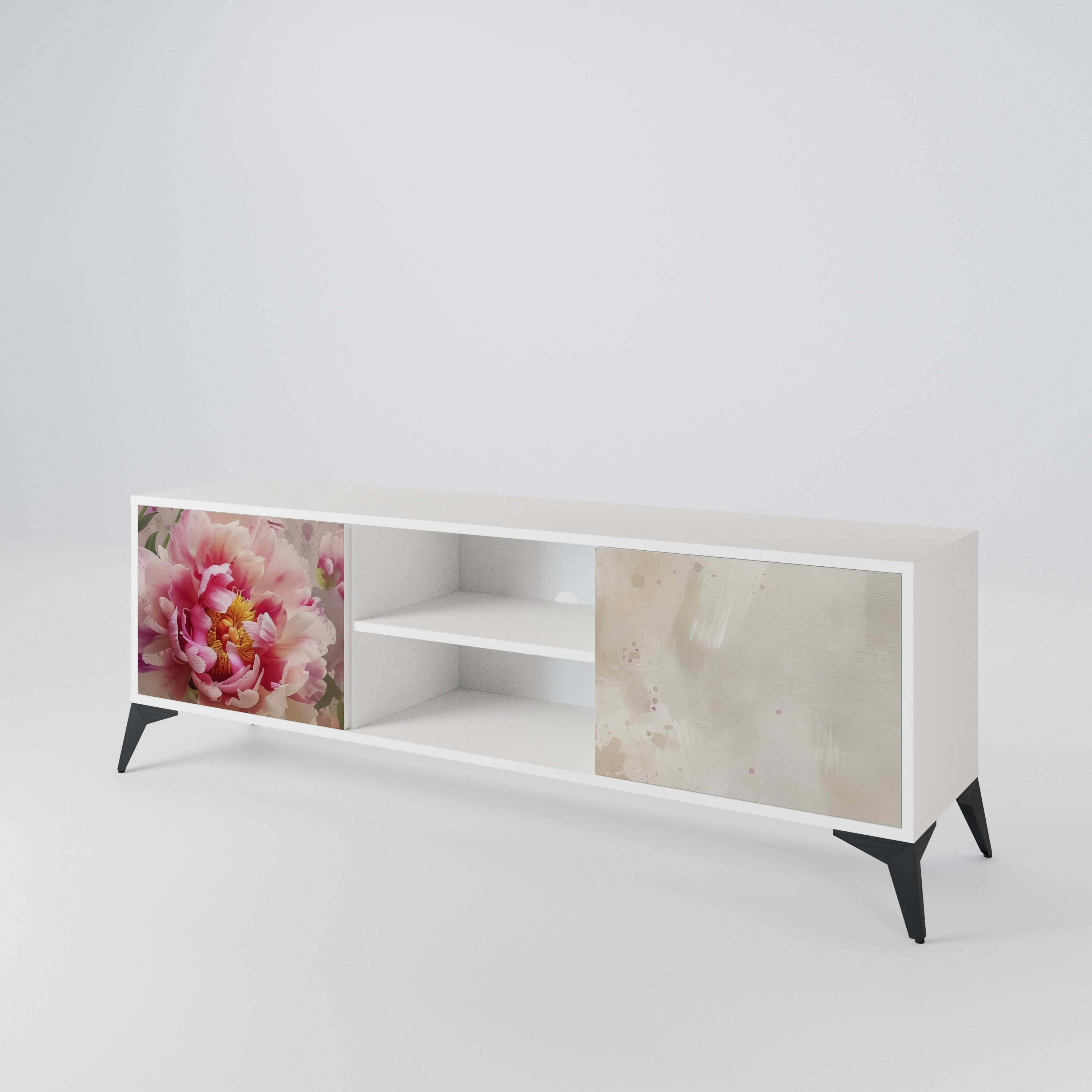 PEONY WHISPER Dvoudveřový TV stolek