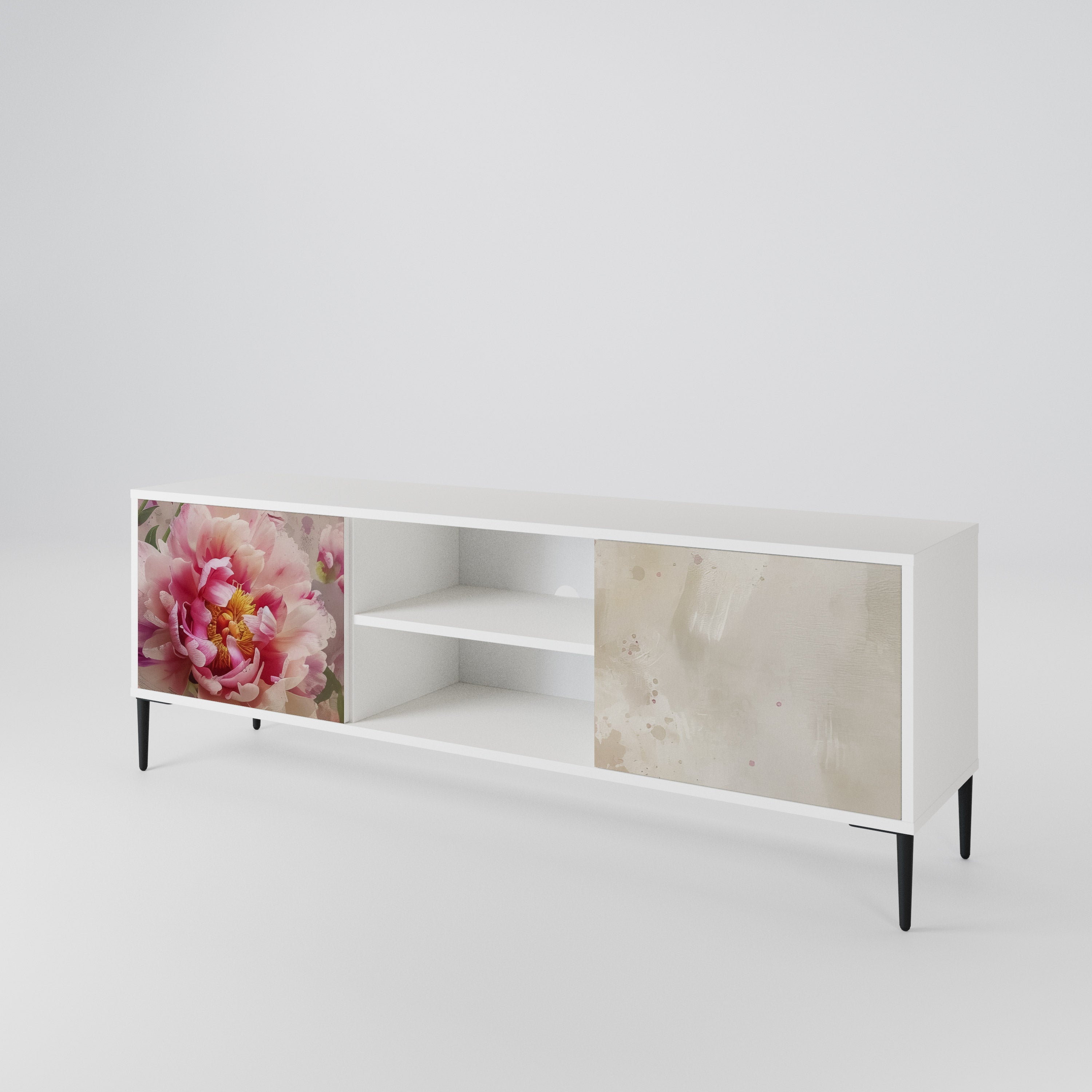 PEONY WHISPER Dvoudveřový TV stolek