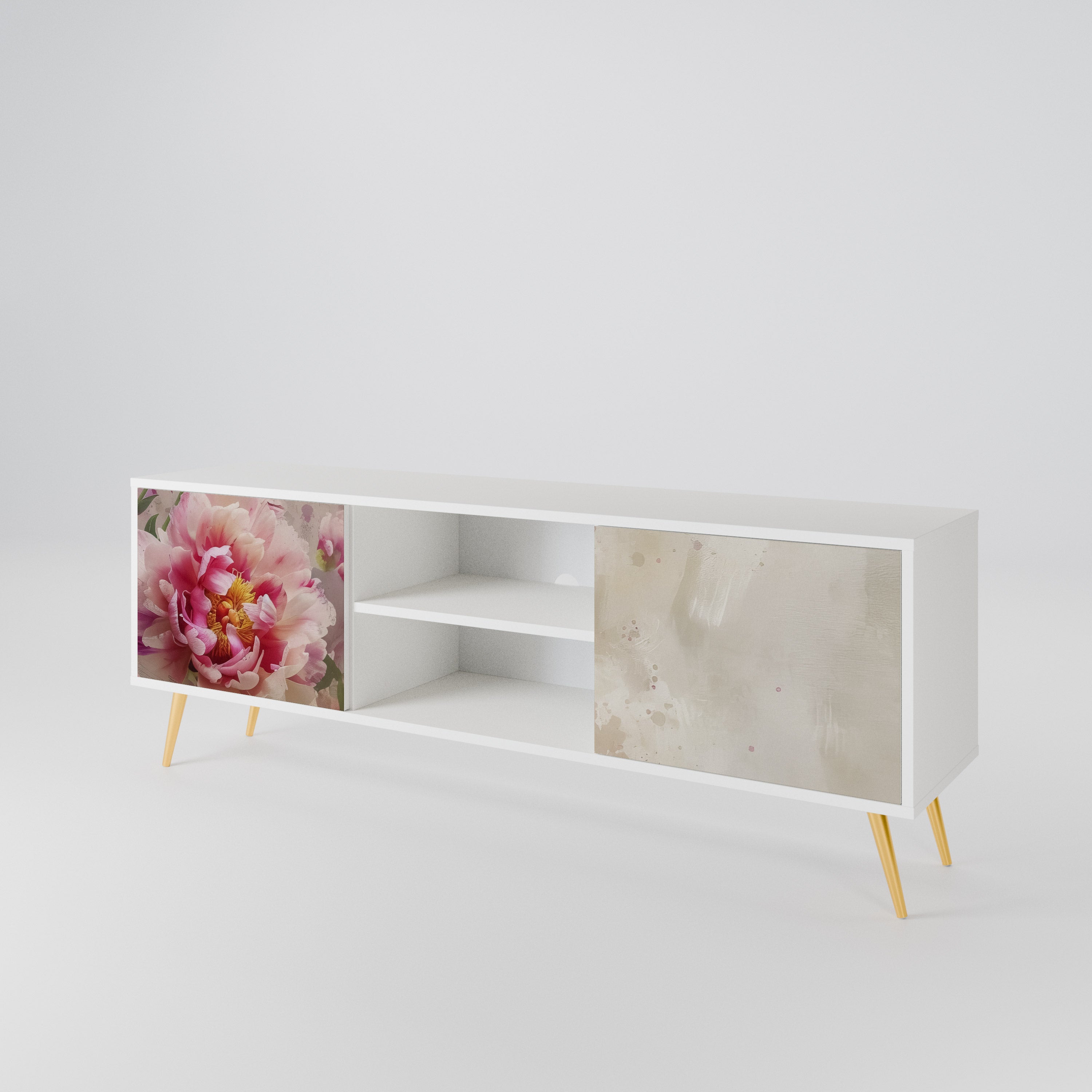 PEONY WHISPER Dvoudveřový TV stolek