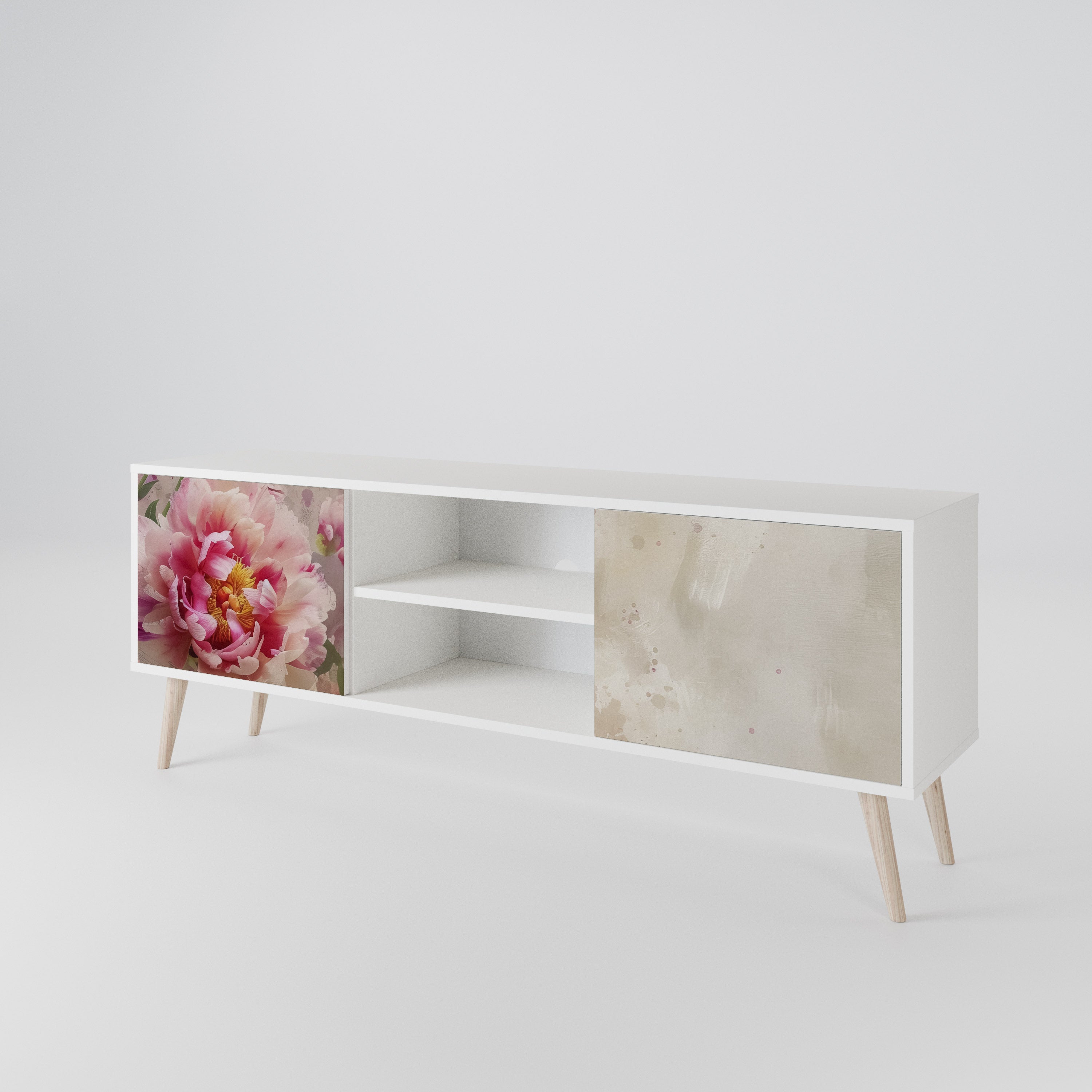 PEONY WHISPER Dvoudveřový TV stolek
