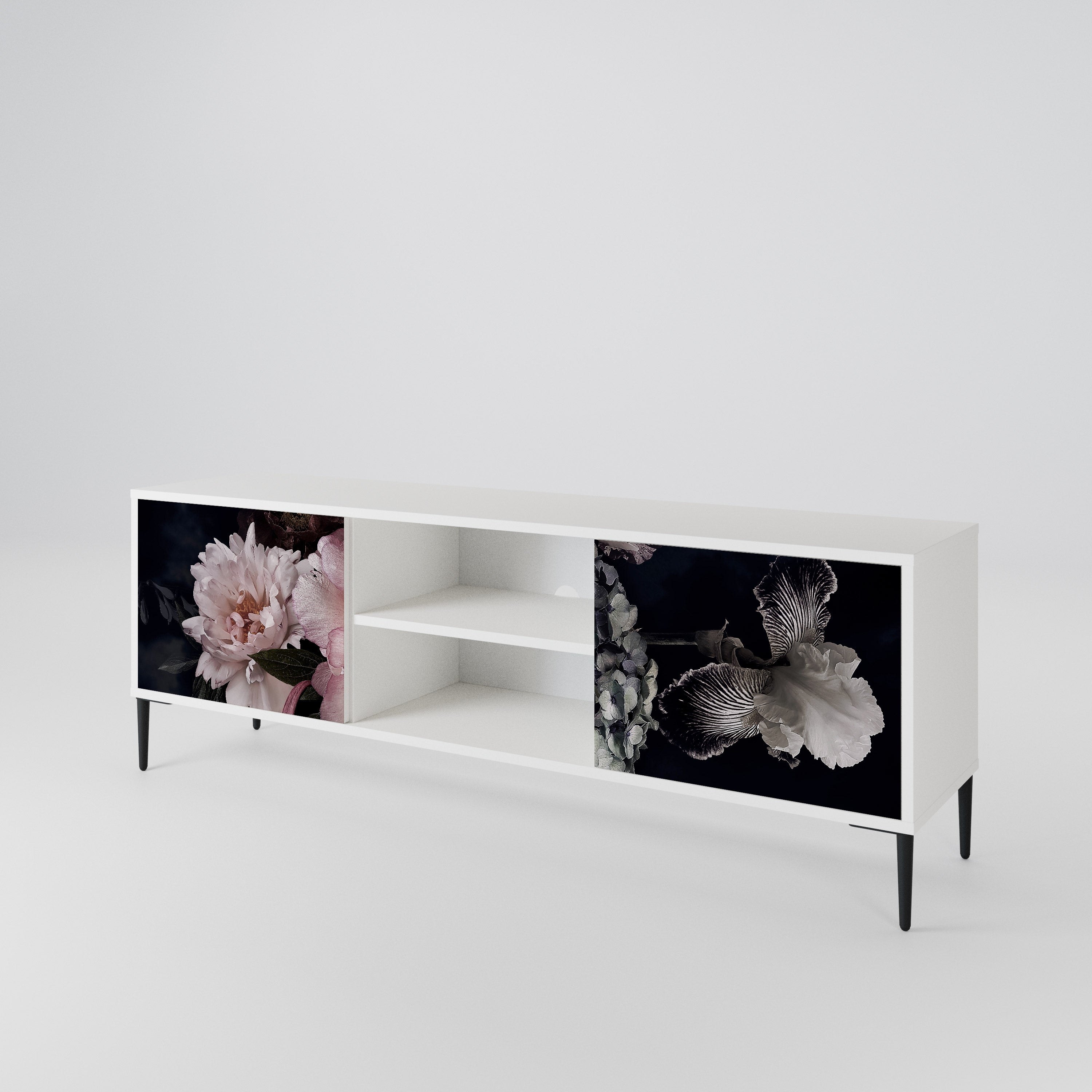 PURE BLOSSOM Dvoudveřový TV stolek