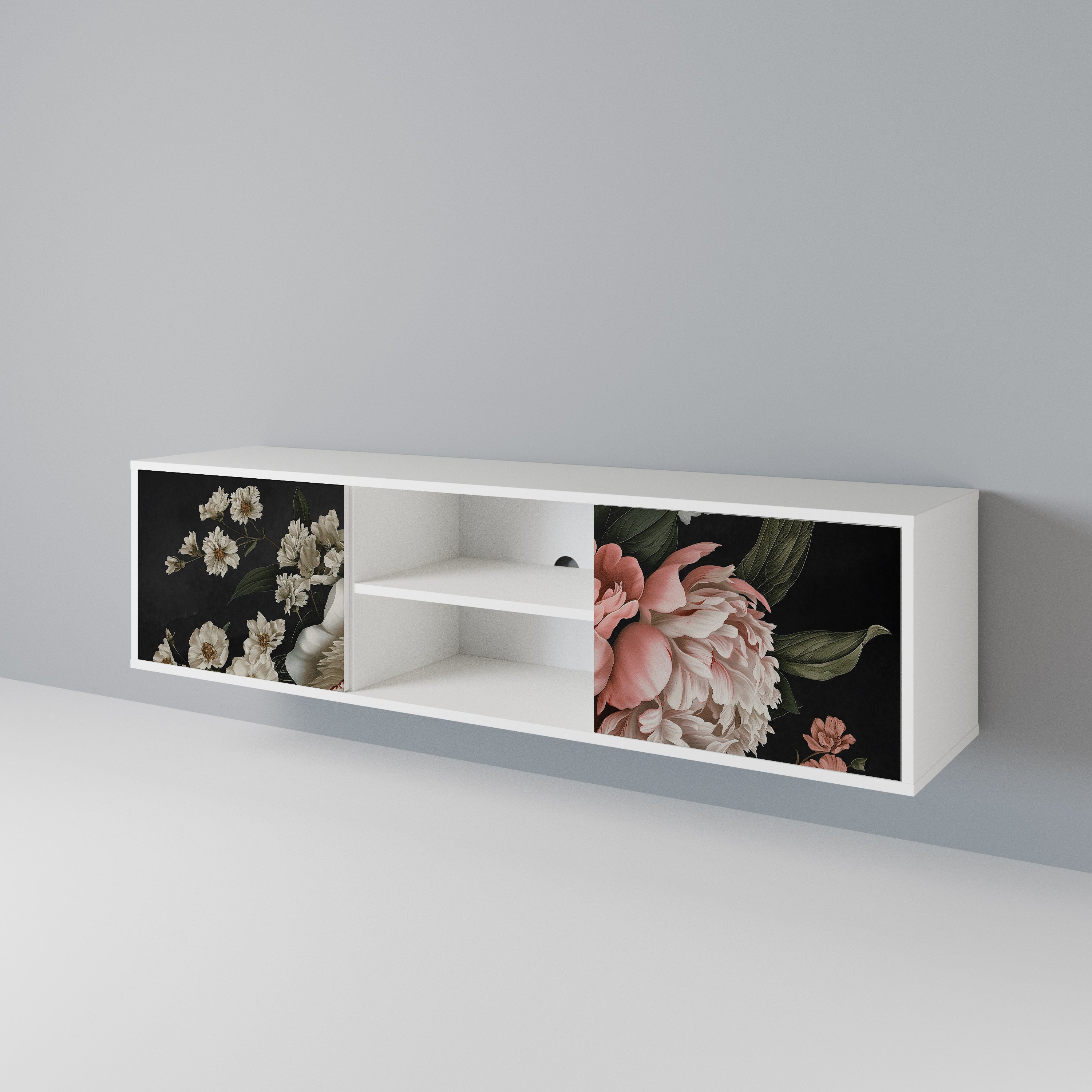 LUSH ELEGANCE Dvoudveřový TV stolek