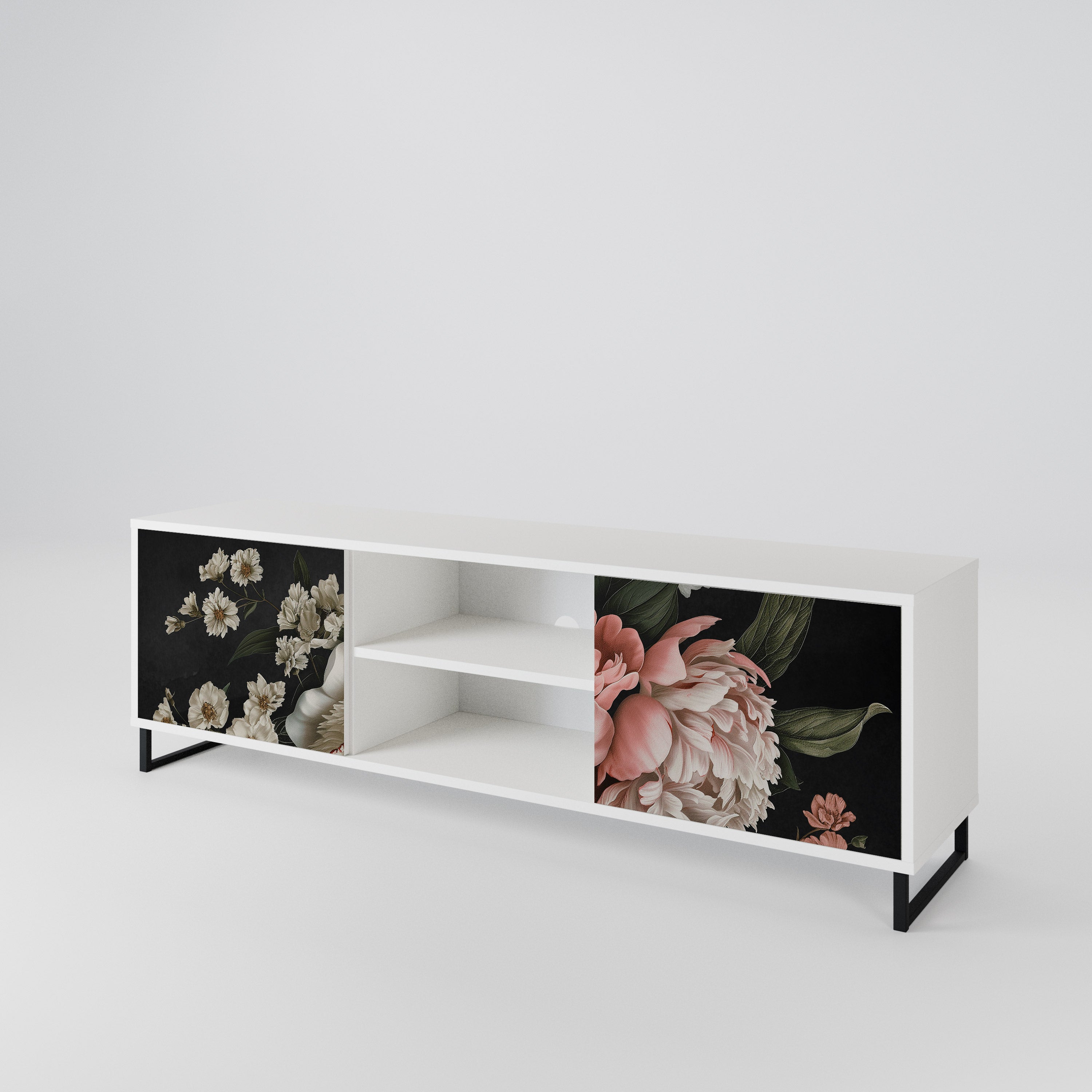LUSH ELEGANCE Dvoudveřový TV stolek