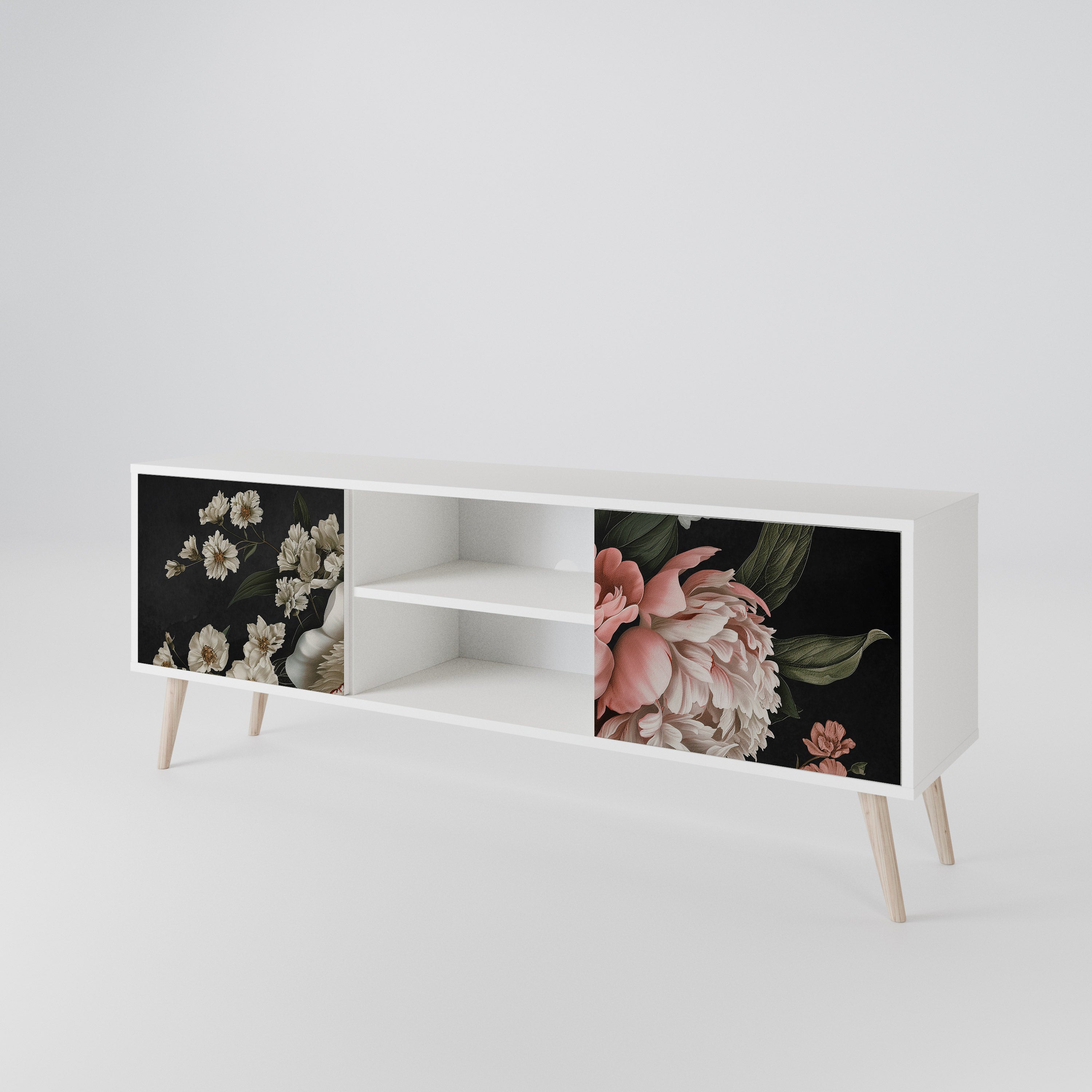 LUSH ELEGANCE Dvoudveřový TV stolek