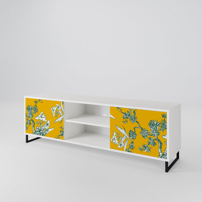 YELLOW CHINOISERIE Dvoudveřový TV stolek
