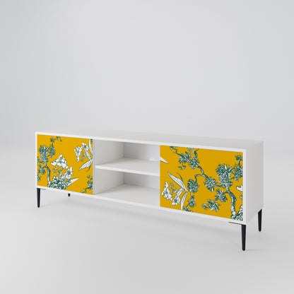 YELLOW CHINOISERIE Dvoudveřový TV stolek