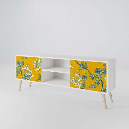 YELLOW CHINOISERIE Dvoudveřový TV stolek