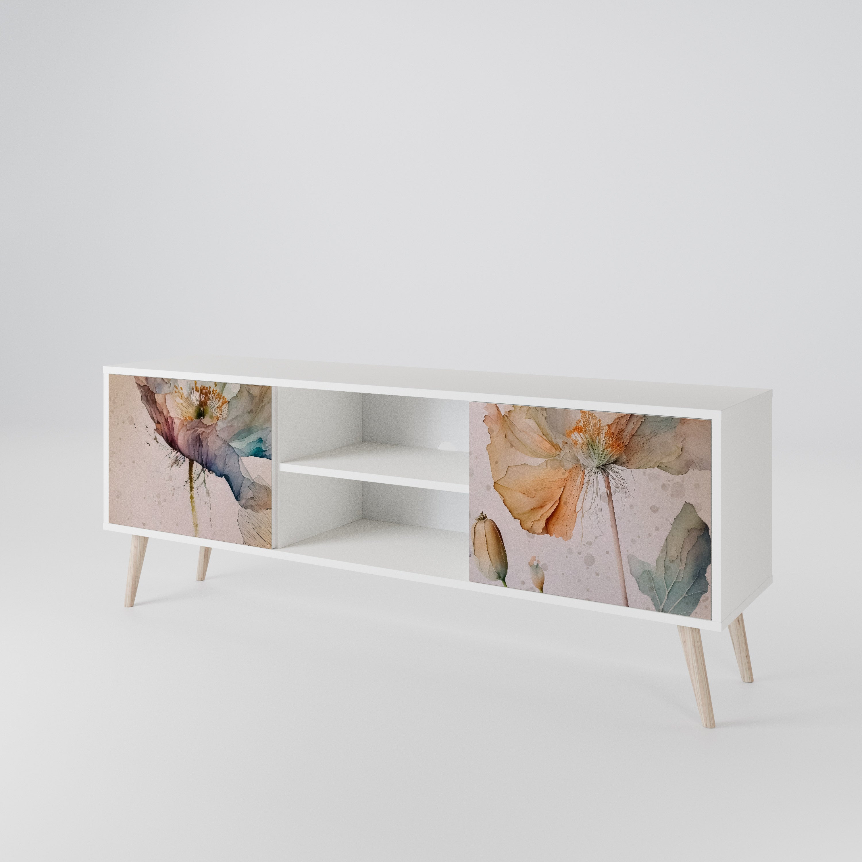 SOFTEN POPPY Dvoudveřový TV stolek