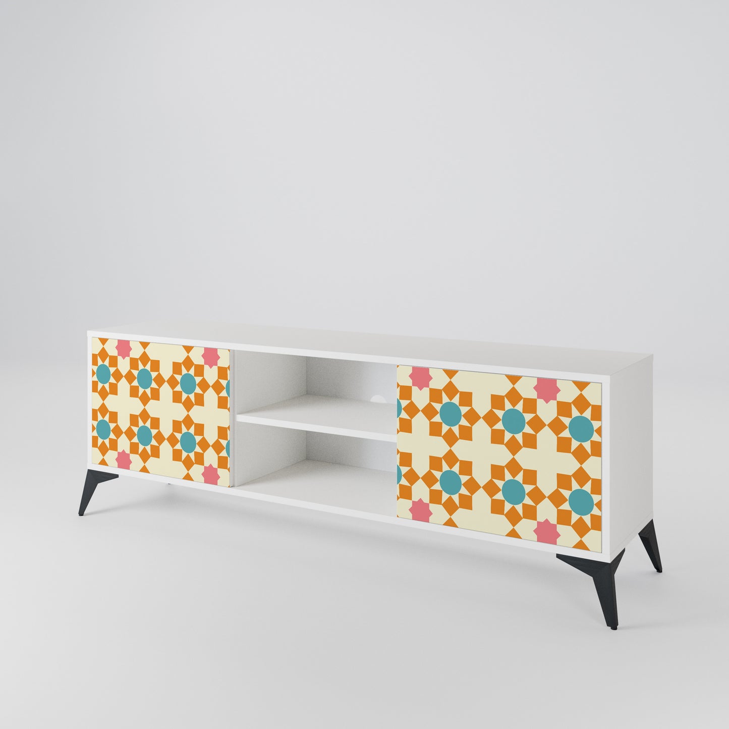 FLORAL DECOR Dvoudveřový TV stolek