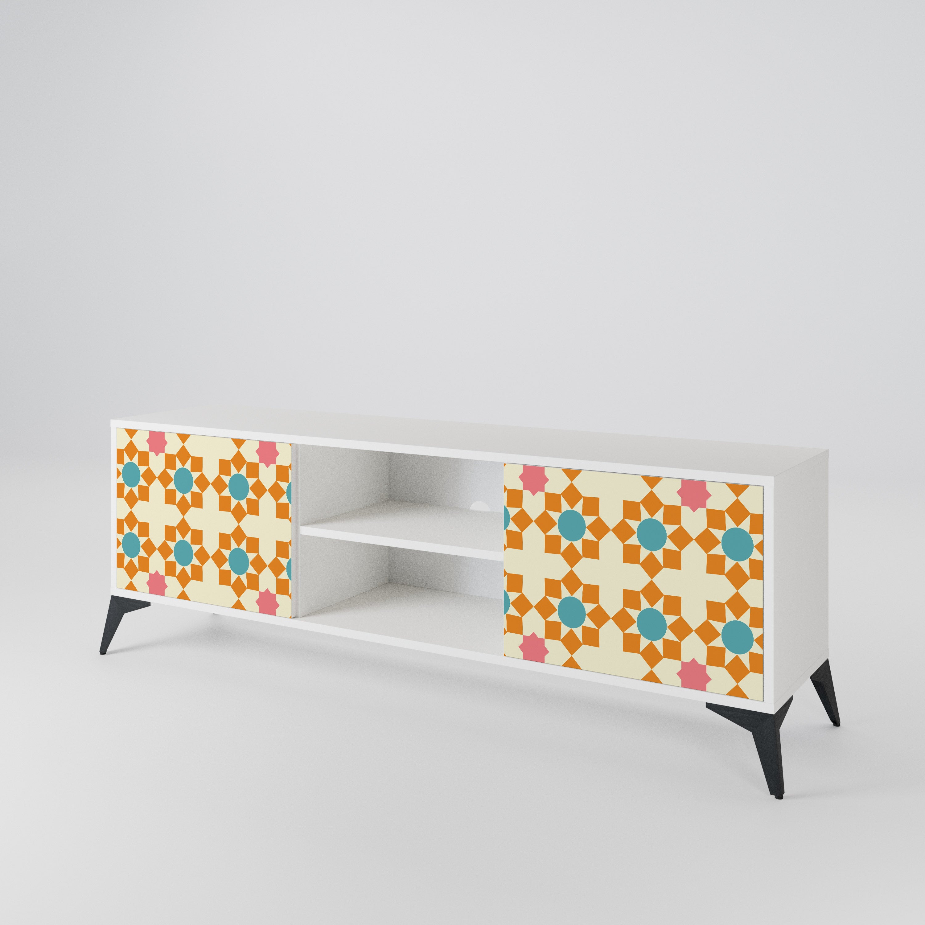 FLORAL DECOR Dvoudveřový TV stolek