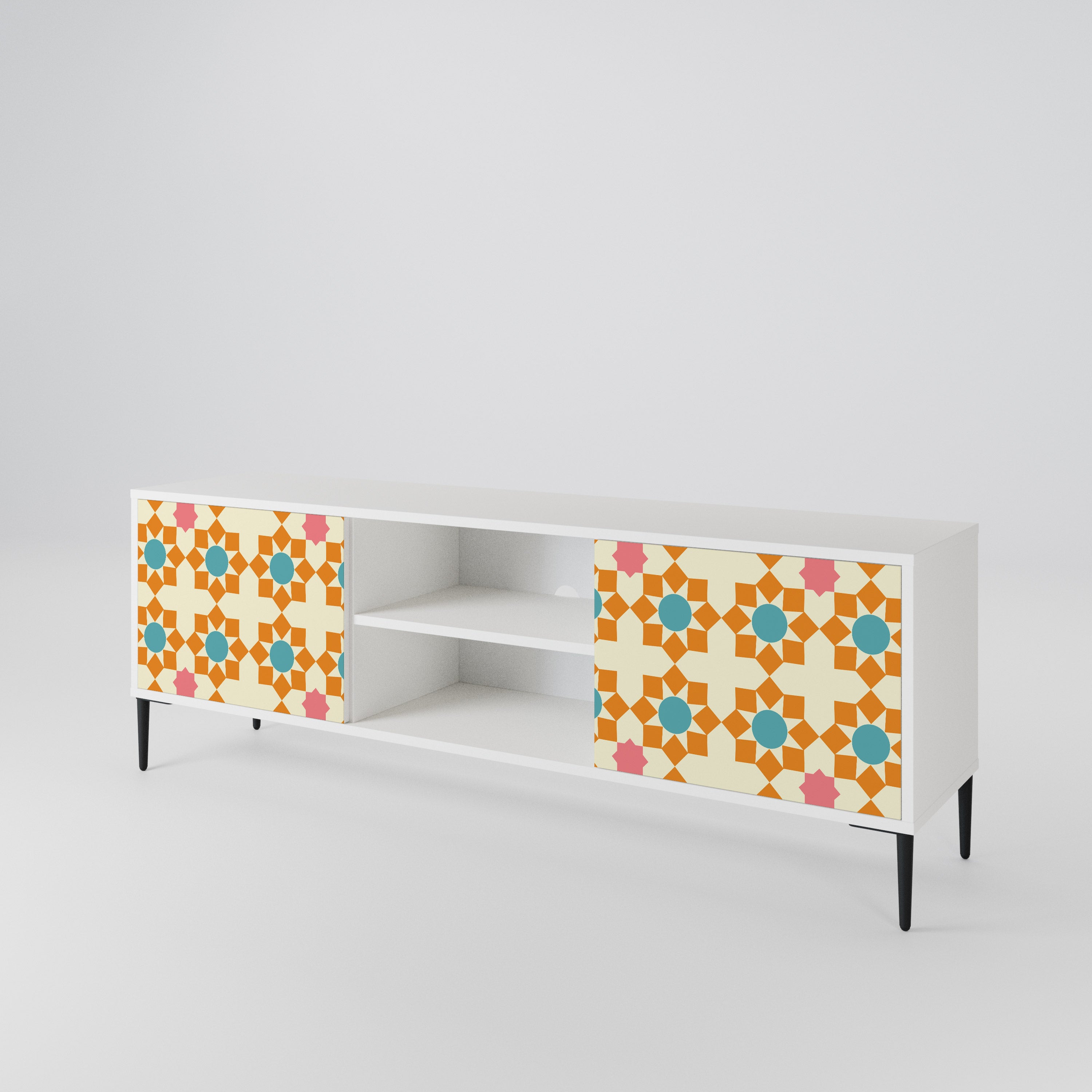 FLORAL DECOR Dvoudveřový TV stolek