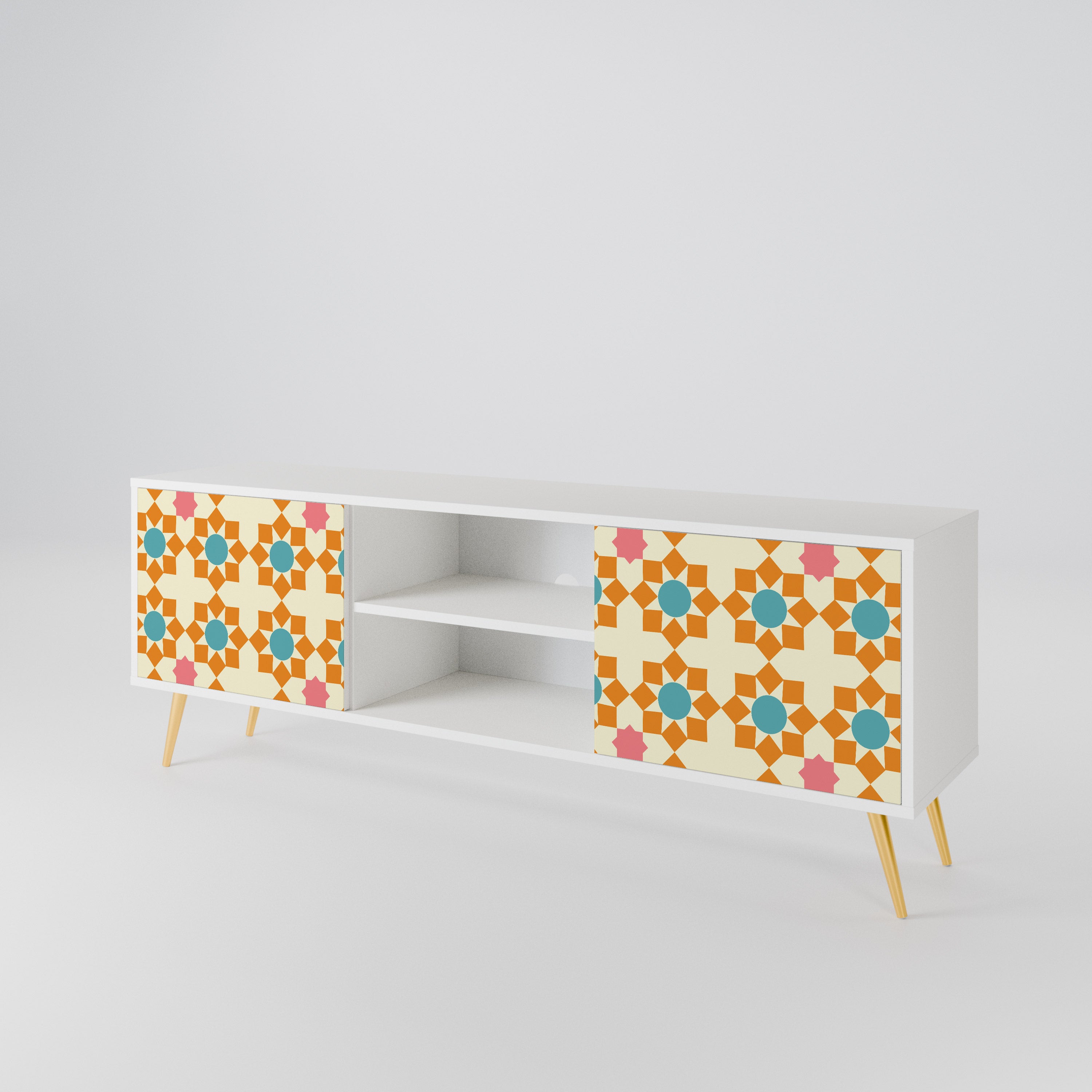 FLORAL DECOR Dvoudveřový TV stolek