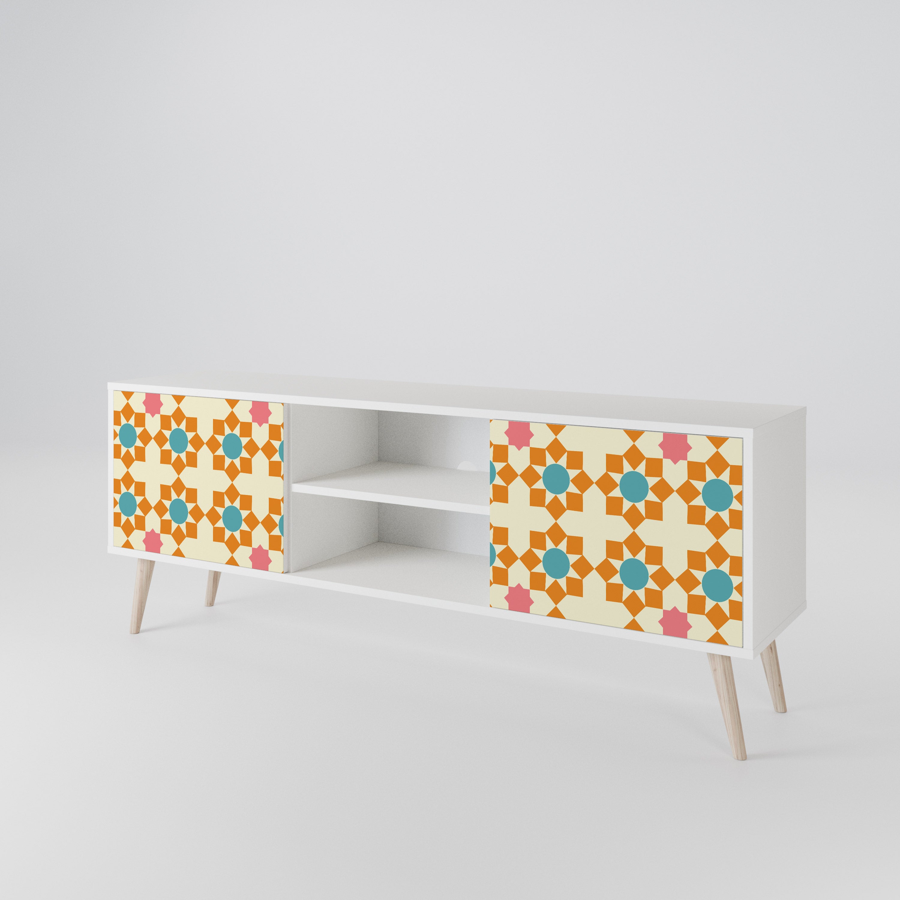 FLORAL DECOR Dvoudveřový TV stolek