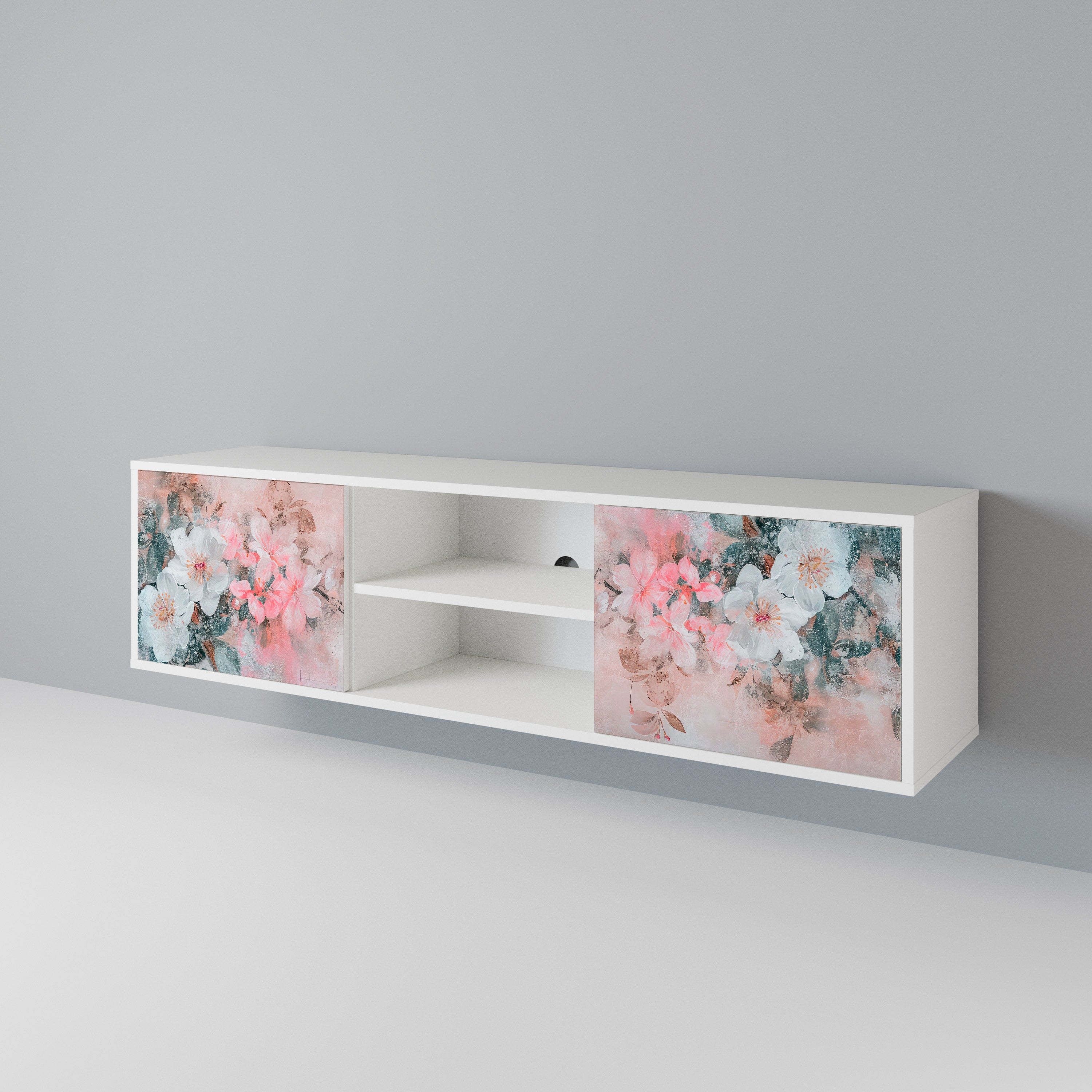 CHERRY BLOSSOM Dvoudveřový TV stolek