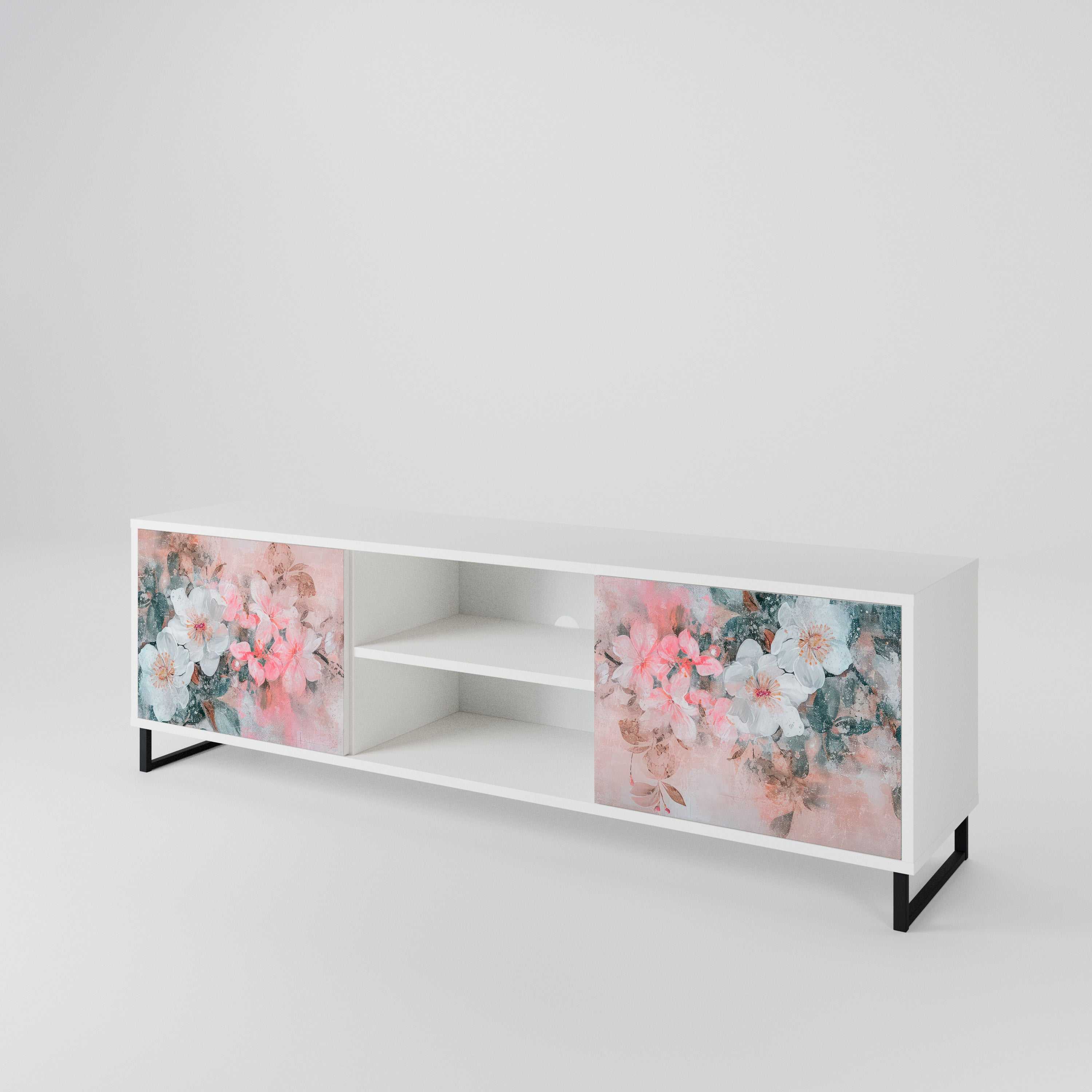 CHERRY BLOSSOM Dvoudveřový TV stolek
