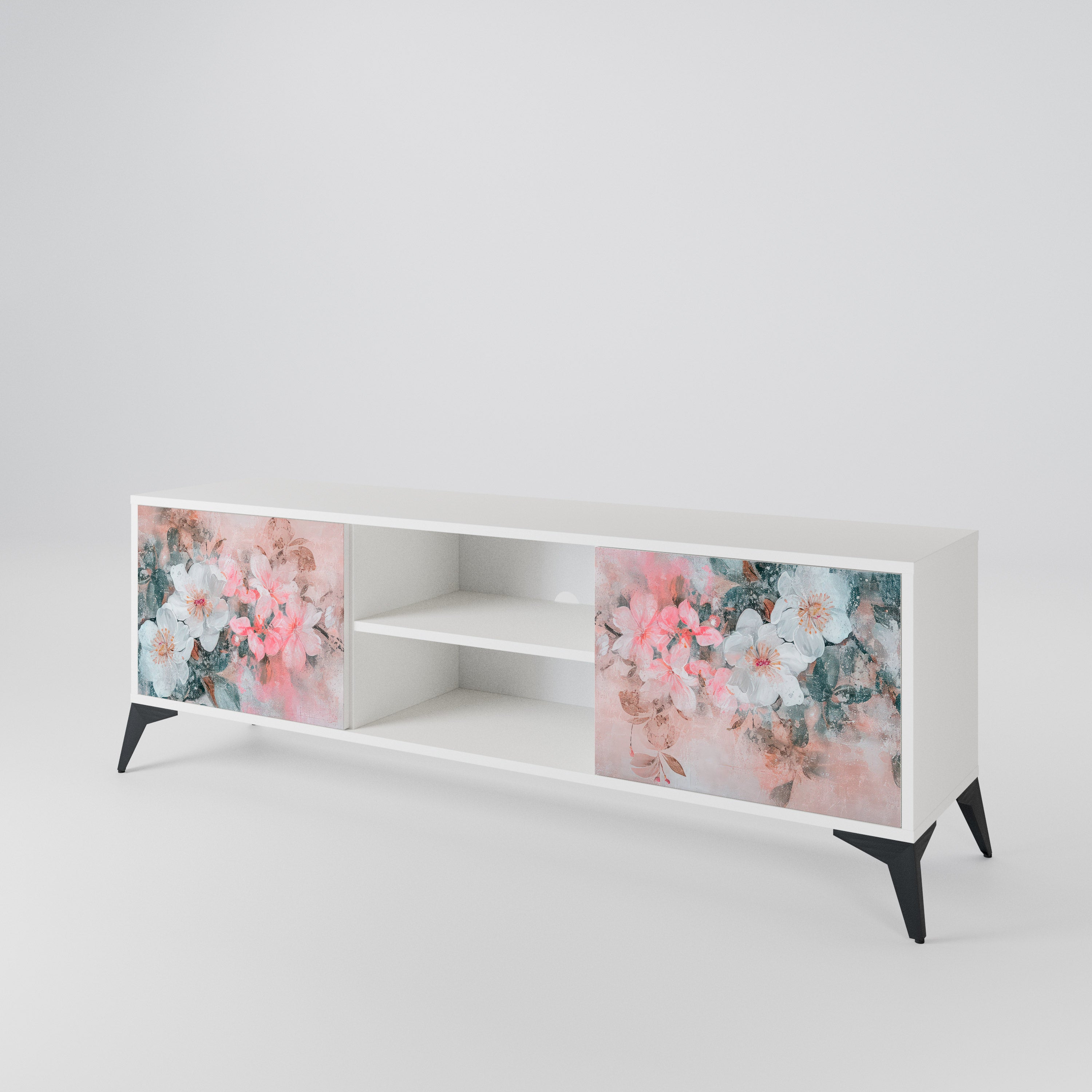 CHERRY BLOSSOM Dvoudveřový TV stolek