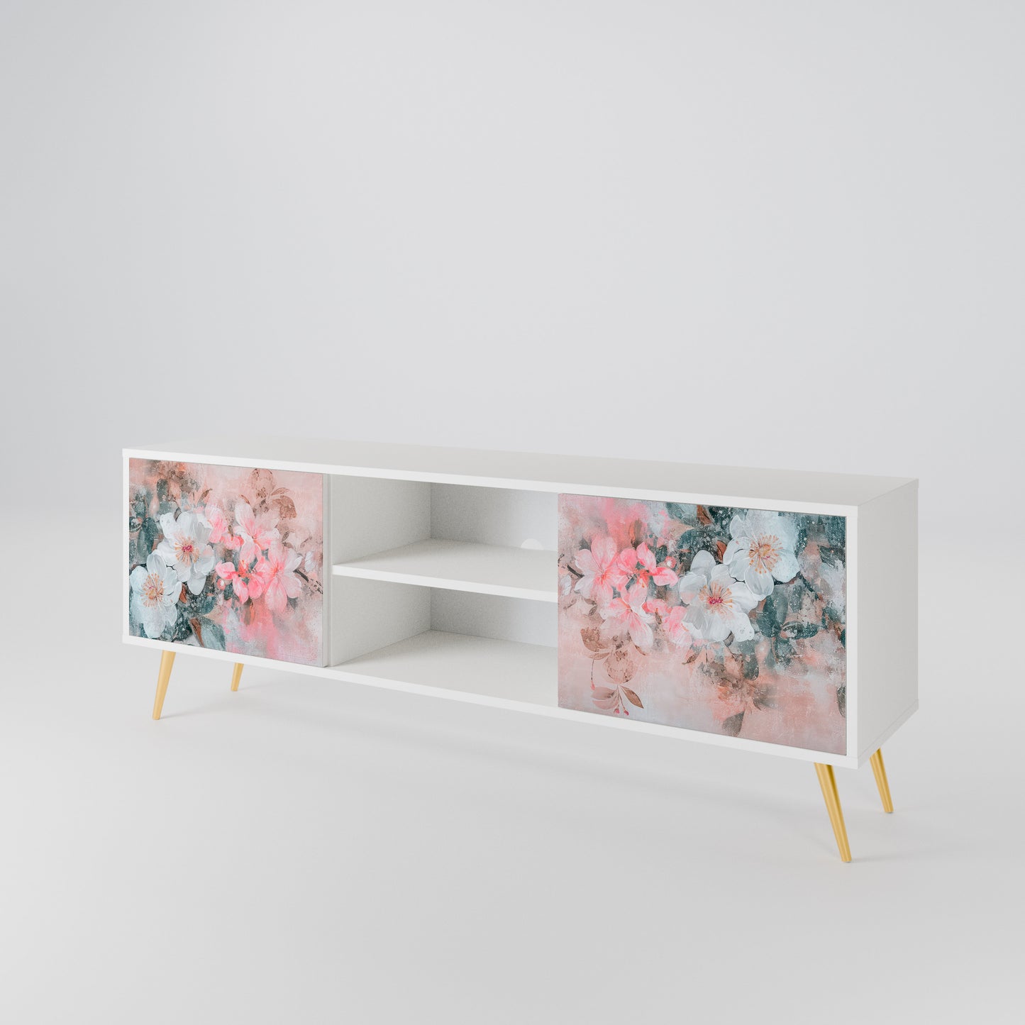 CHERRY BLOSSOM Dvoudveřový TV stolek