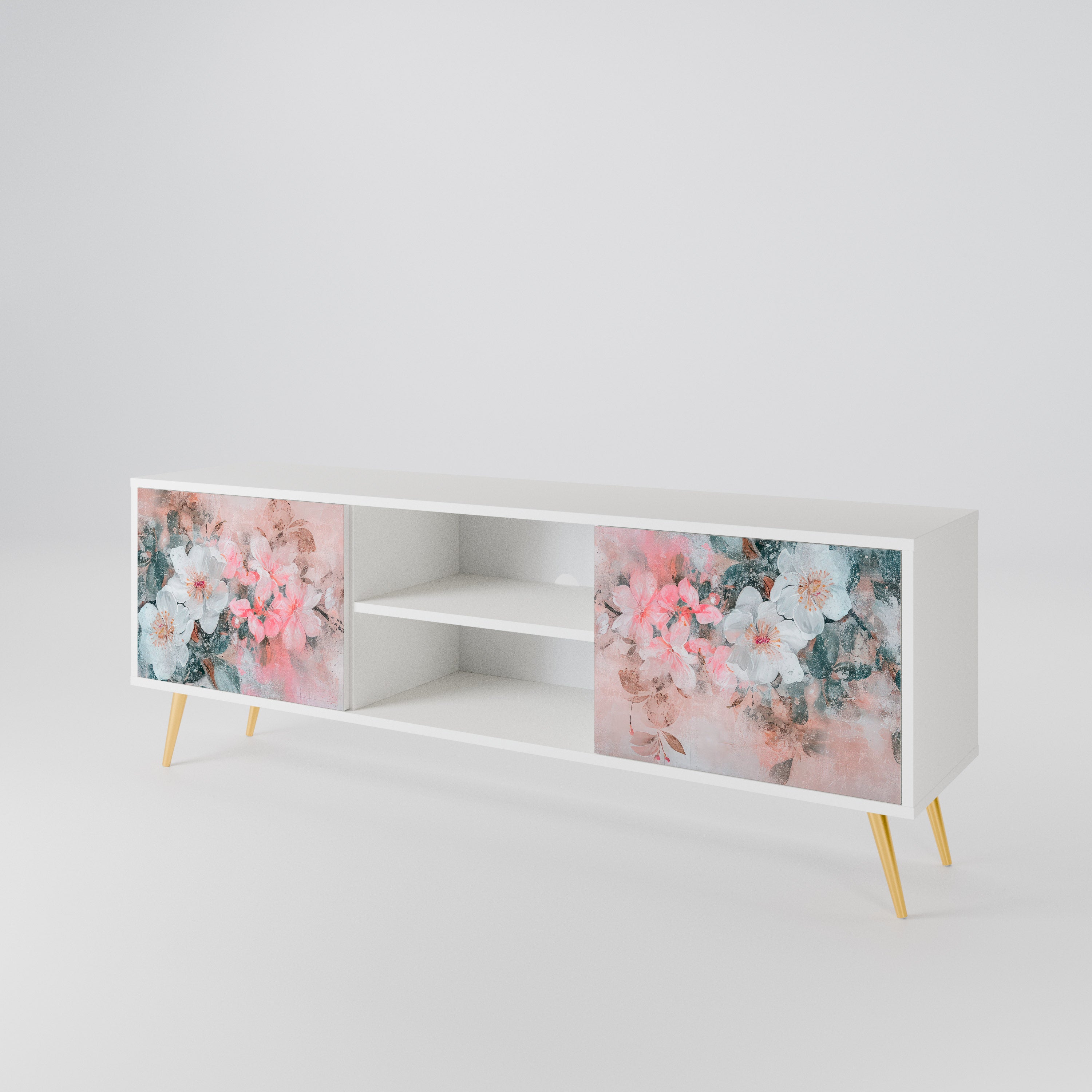 CHERRY BLOSSOM Dvoudveřový TV stolek