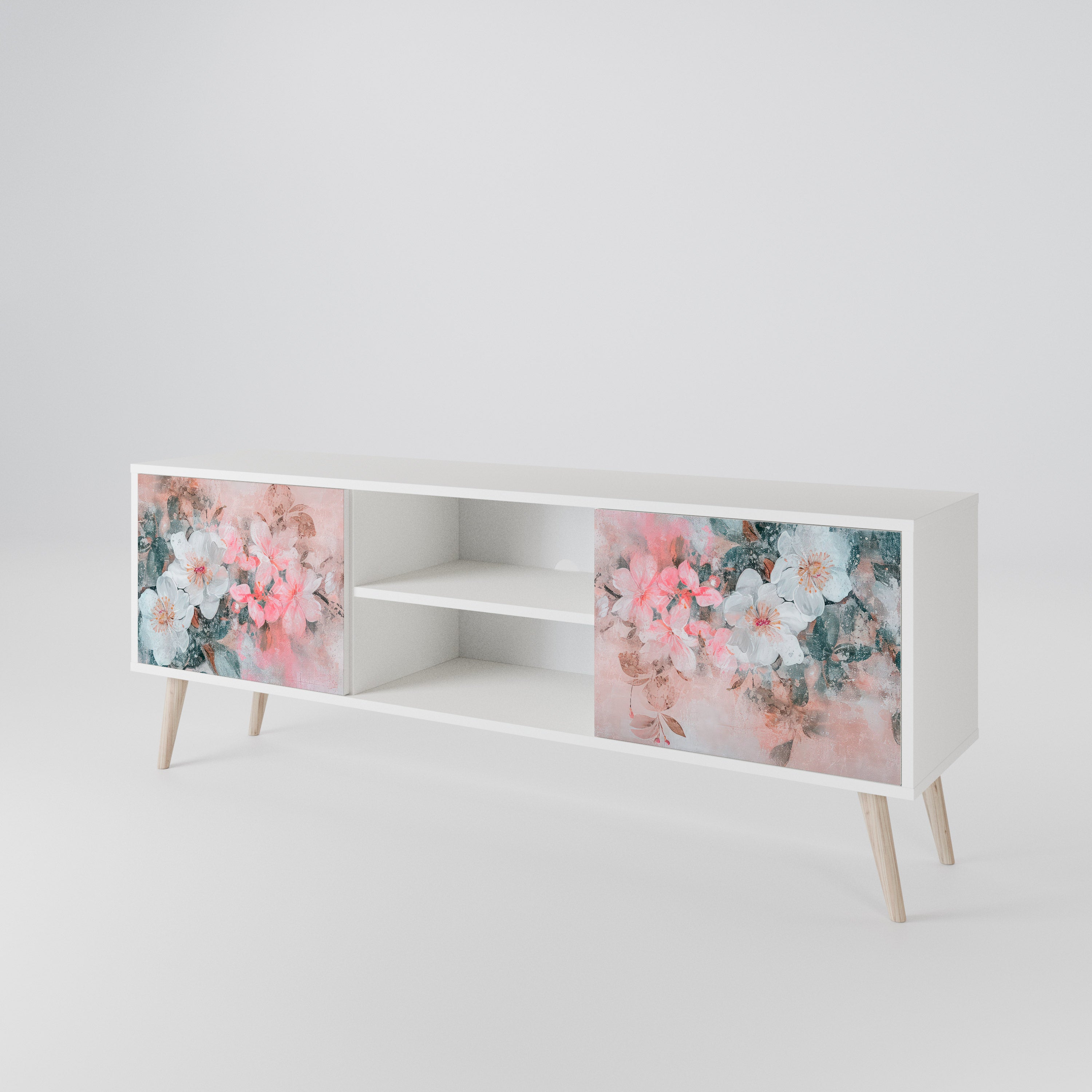 CHERRY BLOSSOM Dvoudveřový TV stolek