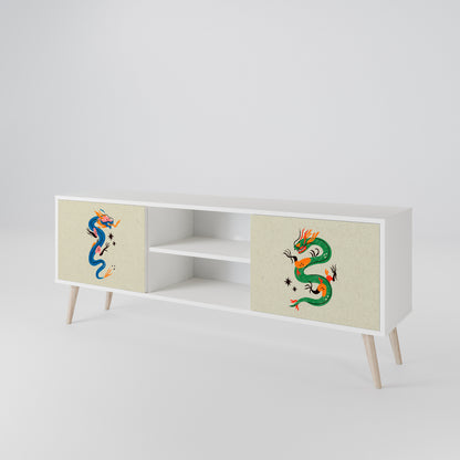 MYTHOLOGICAL CREATURES Dvoudveřový TV stolek