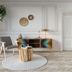 INDIGENOUS ZIGZAG Dvoudveřový TV stolek