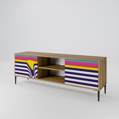 COLORFUL DIVERSION Dvoudveřový TV stolek