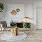 THE LABYRINTH OF GOLD 2-Door TV Cabinet