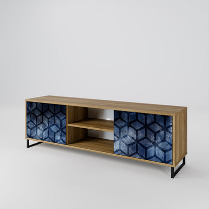 CUBIC MIST Dvoudveřový TV stolek