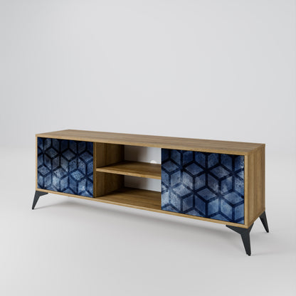 CUBIC MIST Dvoudveřový TV stolek